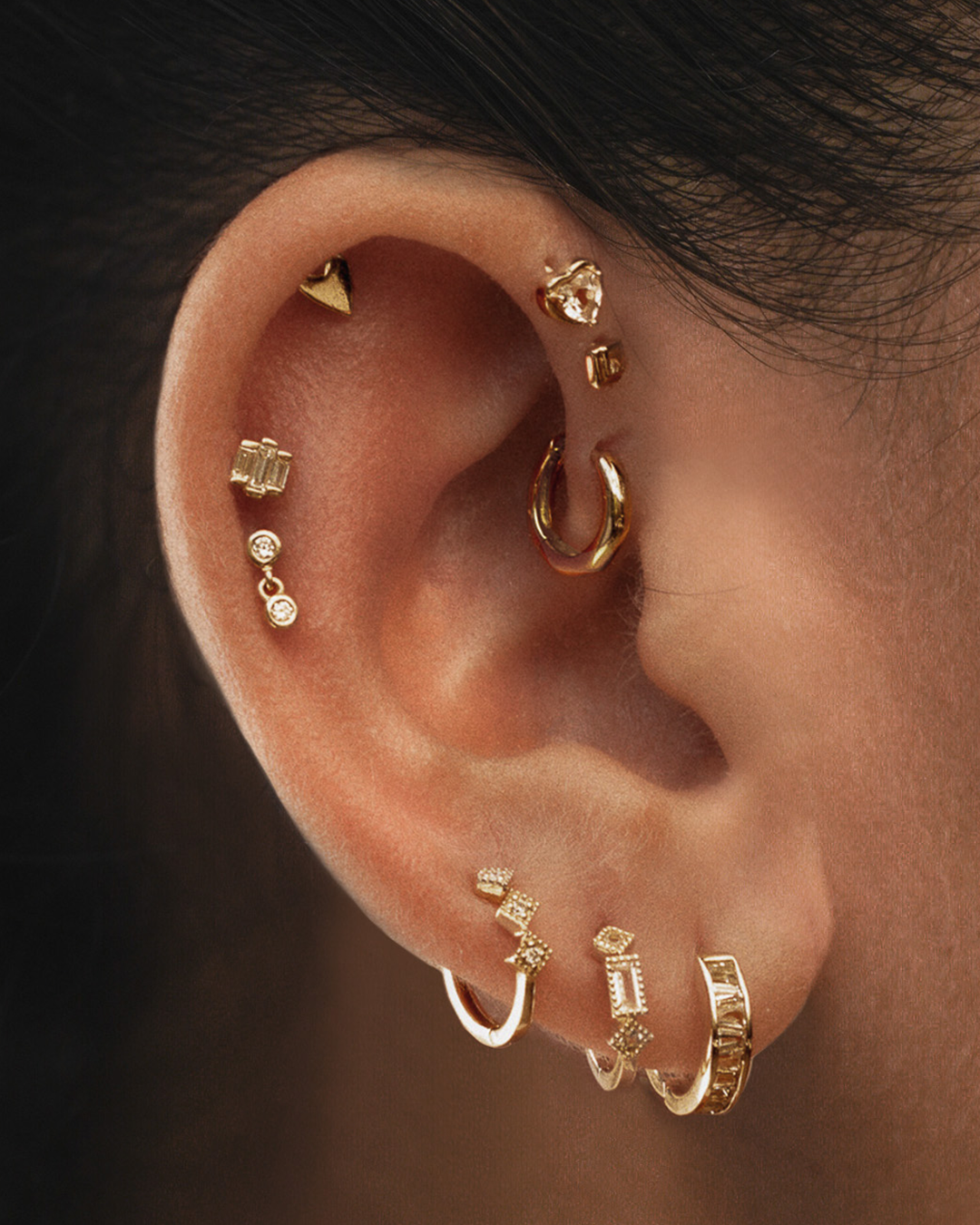 How to Stack Earrings