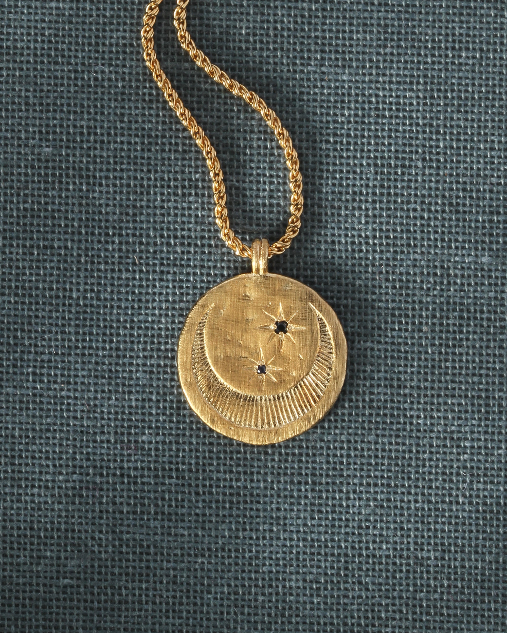 Temple of the Sun Celeste necklace gold vermeil