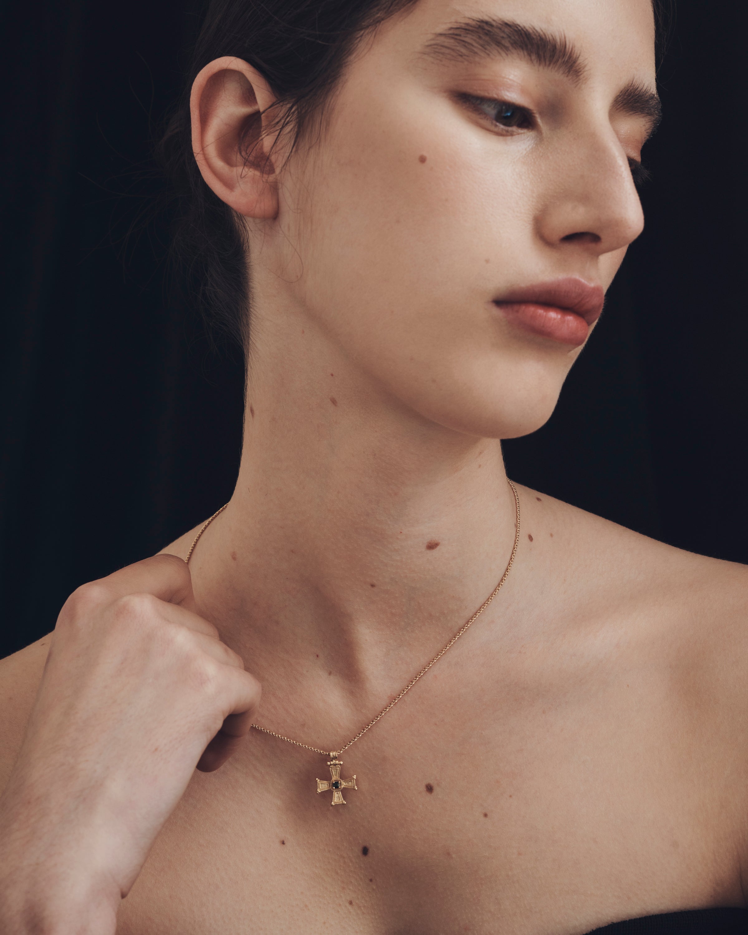 Crista Necklace Gold Vermeil