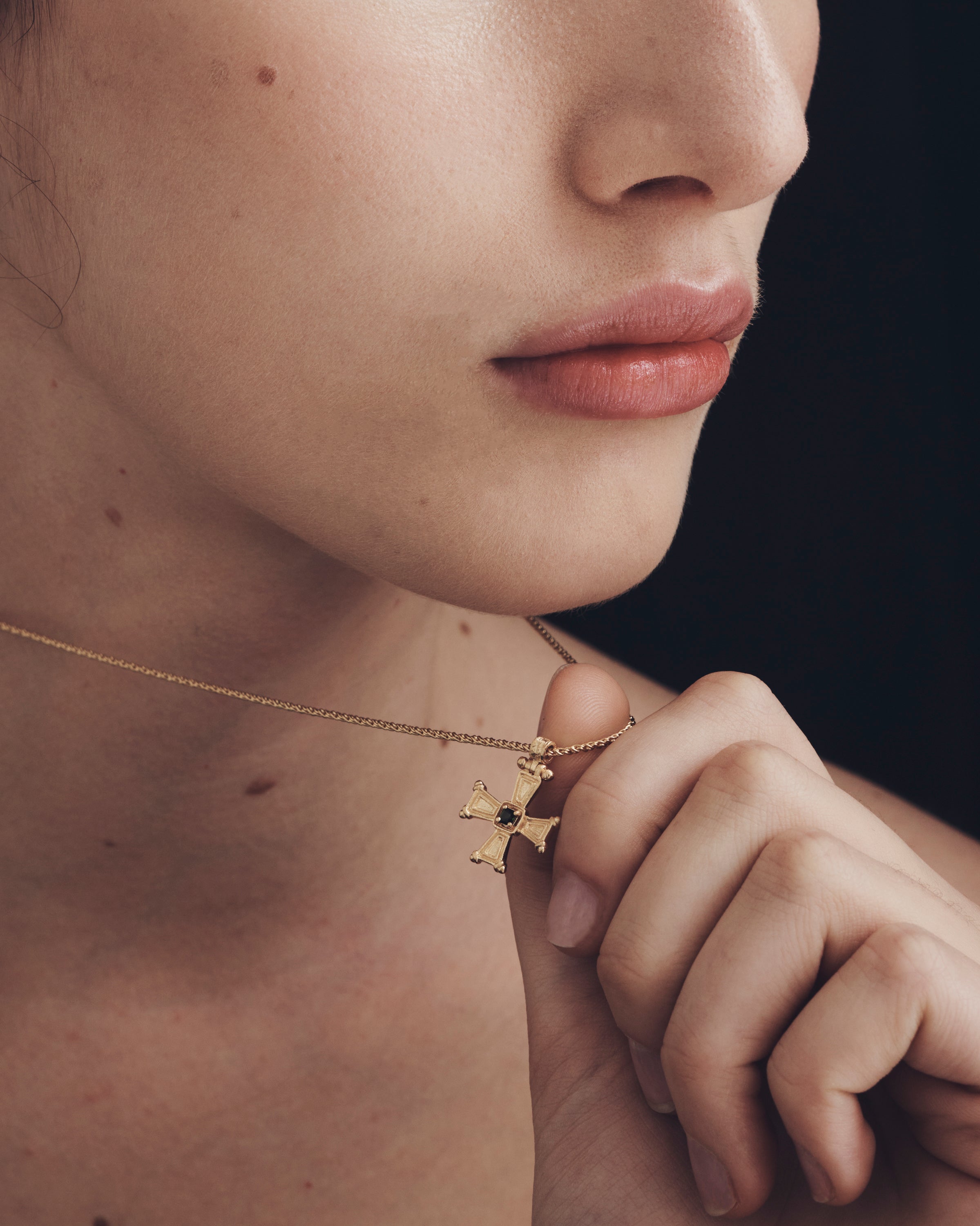 Crista Necklace Gold Vermeil