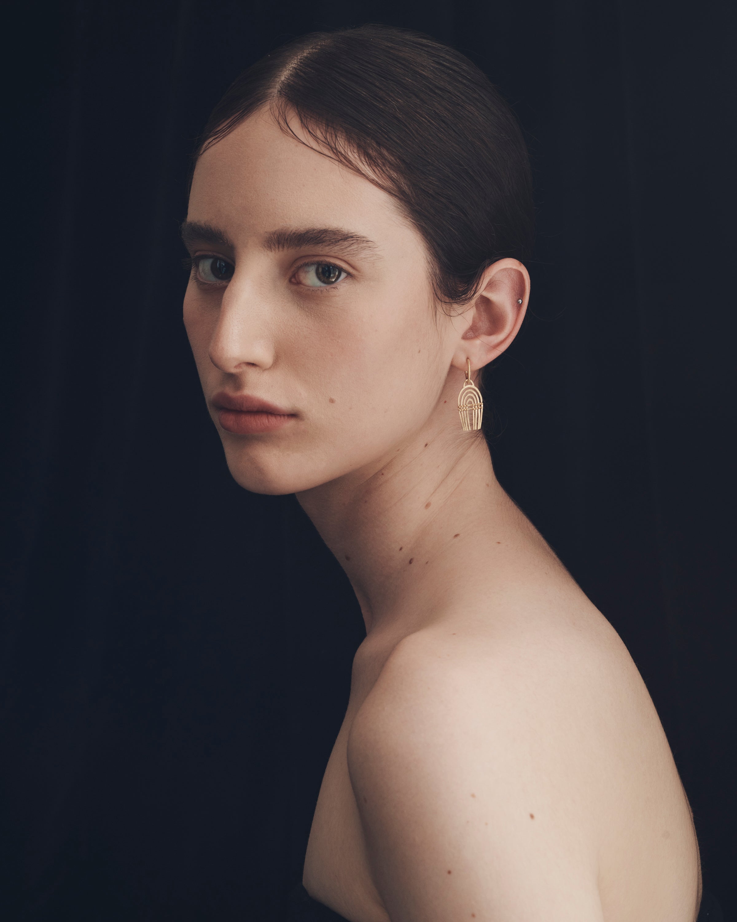 Mena Earrings Gold Vermeil