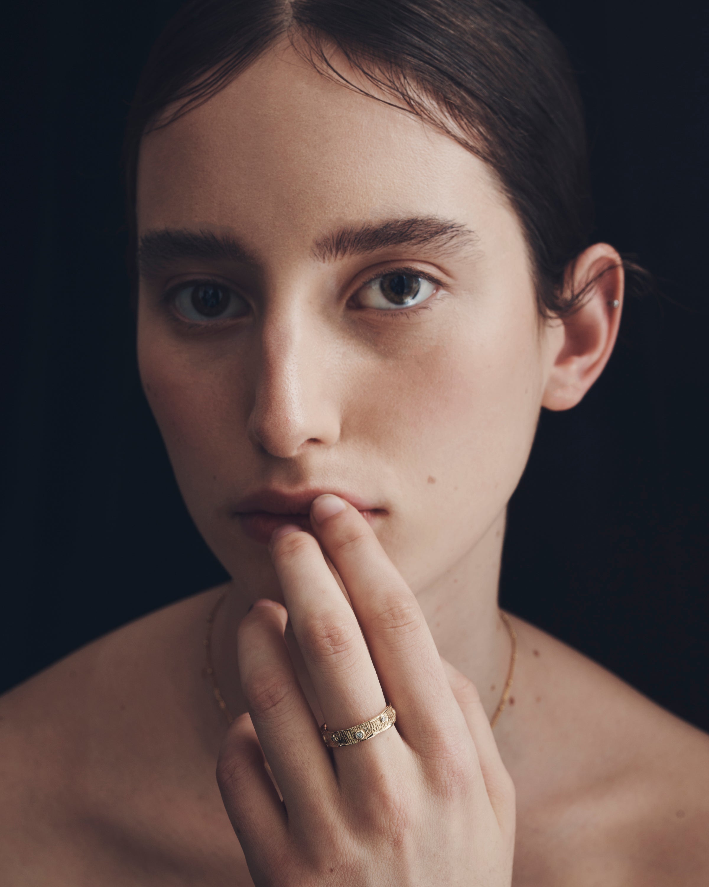 Aion Ring Diamond Solid Gold