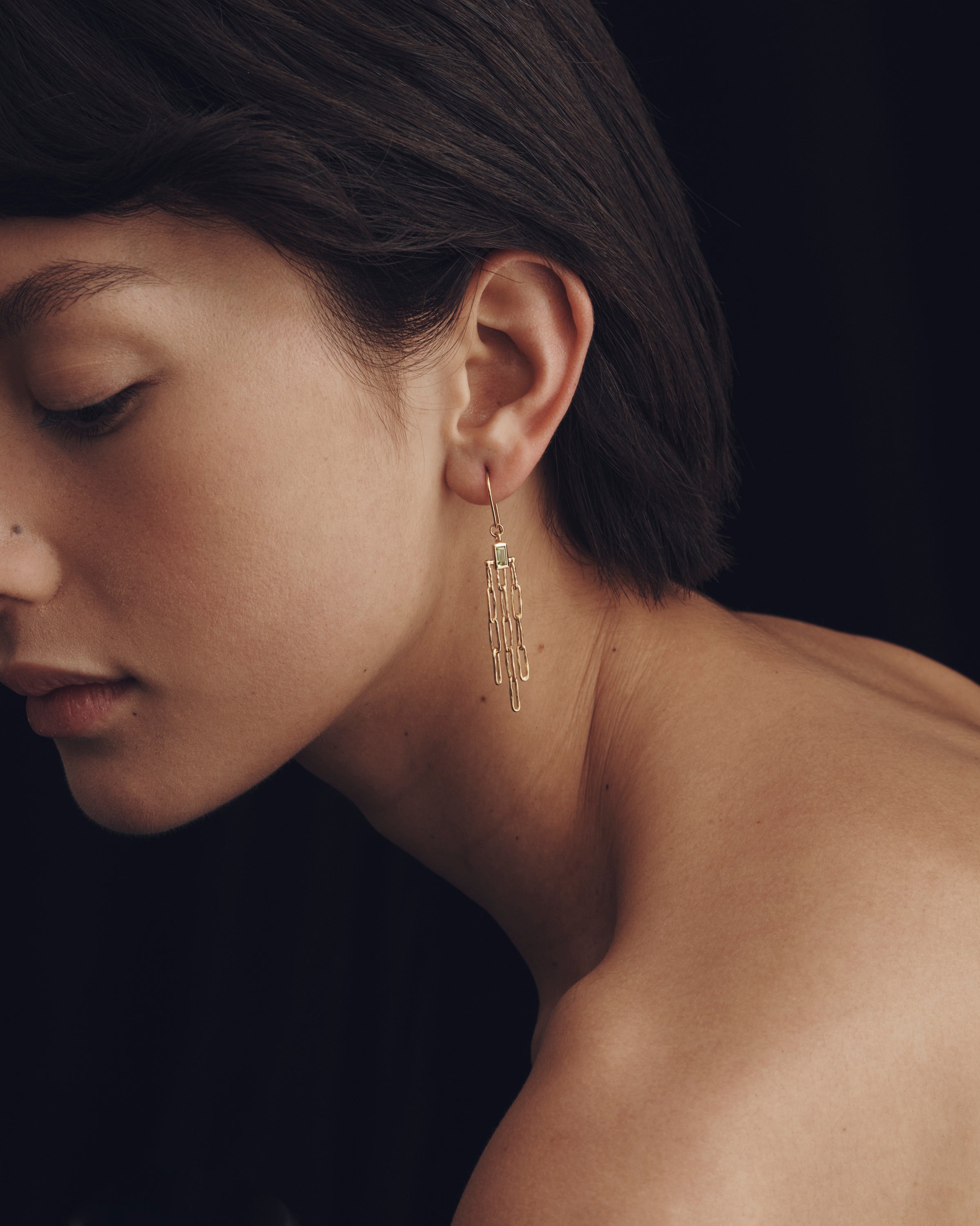 Olea Earrings Gold Vermeil