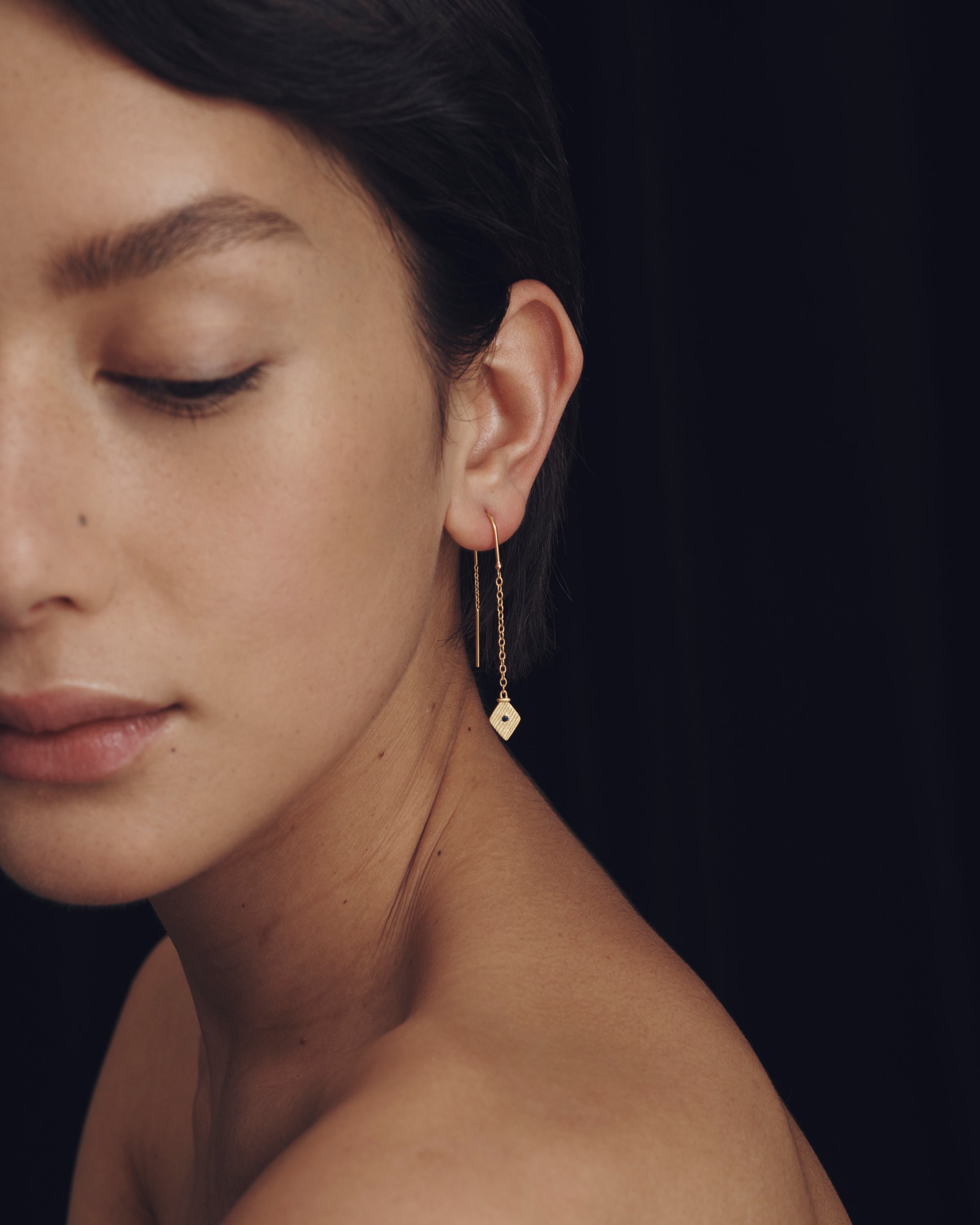 Inka Earrings Gold Vermeil