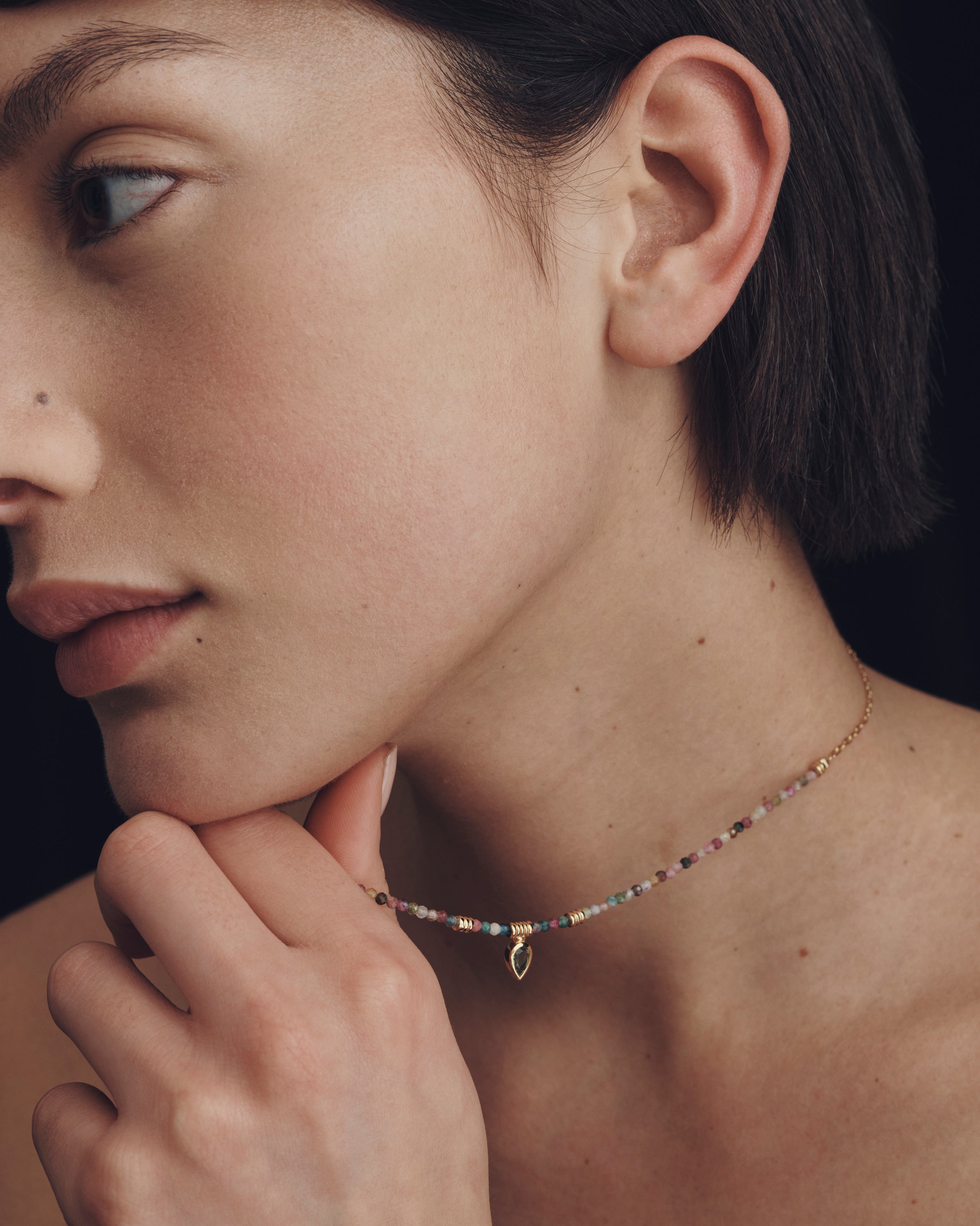 Santorini Necklace Gold Vermeil