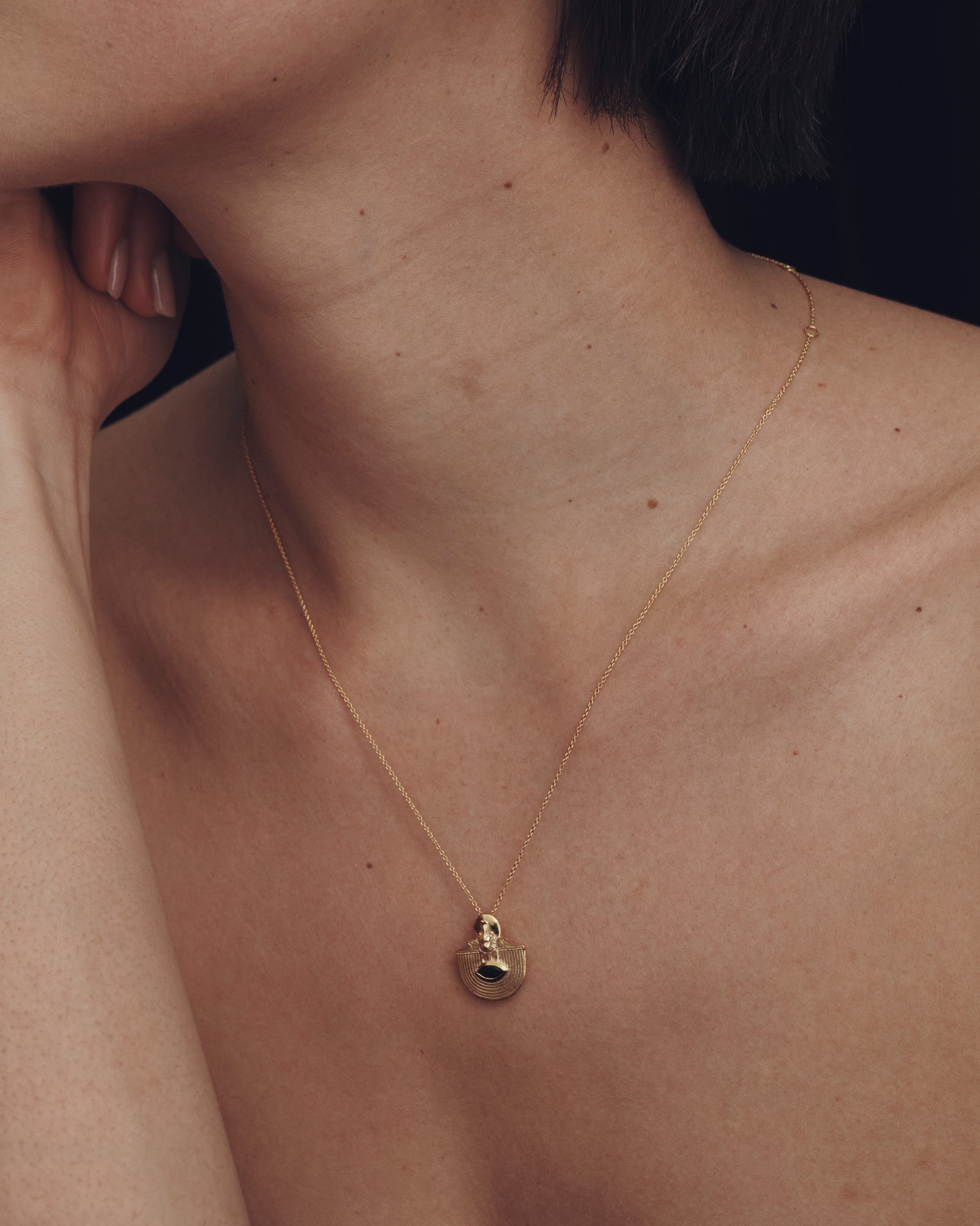 Sekhmet Necklace Gold Vermeil