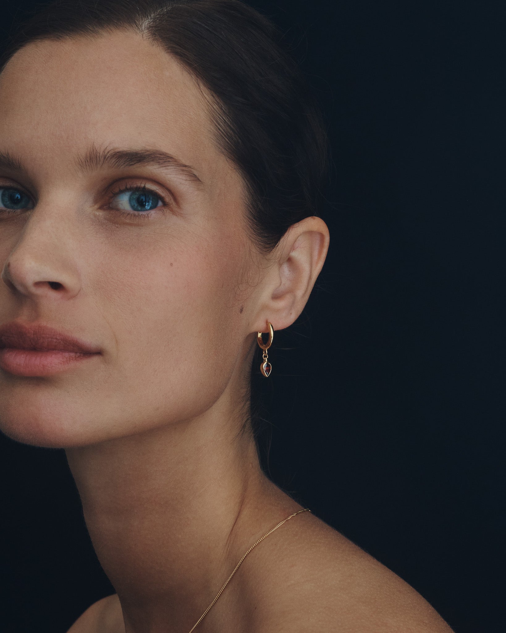 Flame Earrings Gold Vermeil