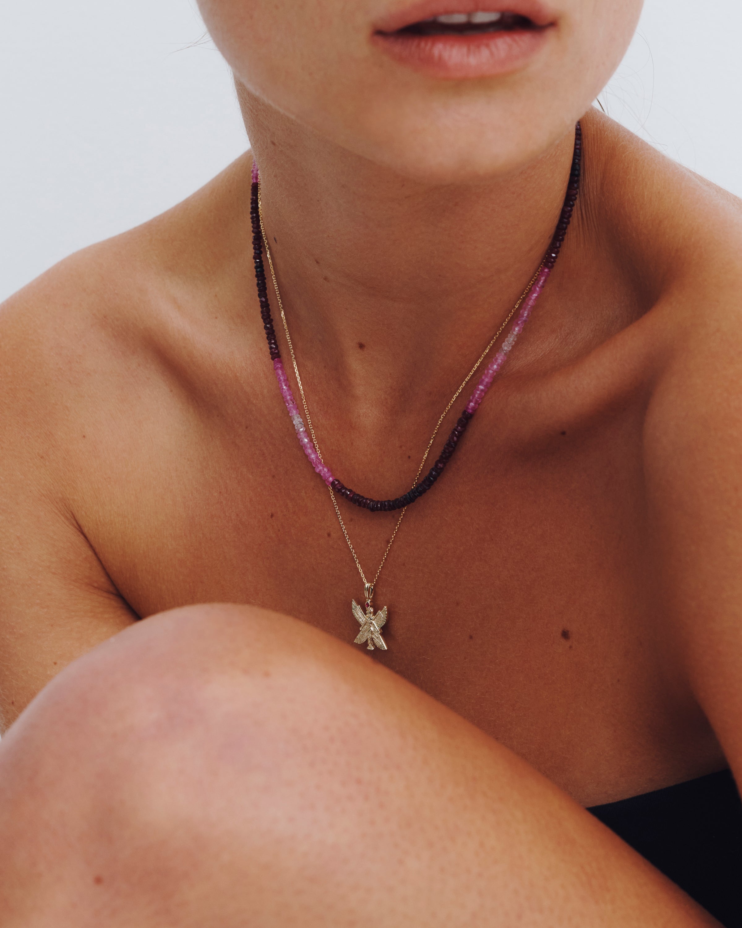 Queen of Love Necklace Solid Gold