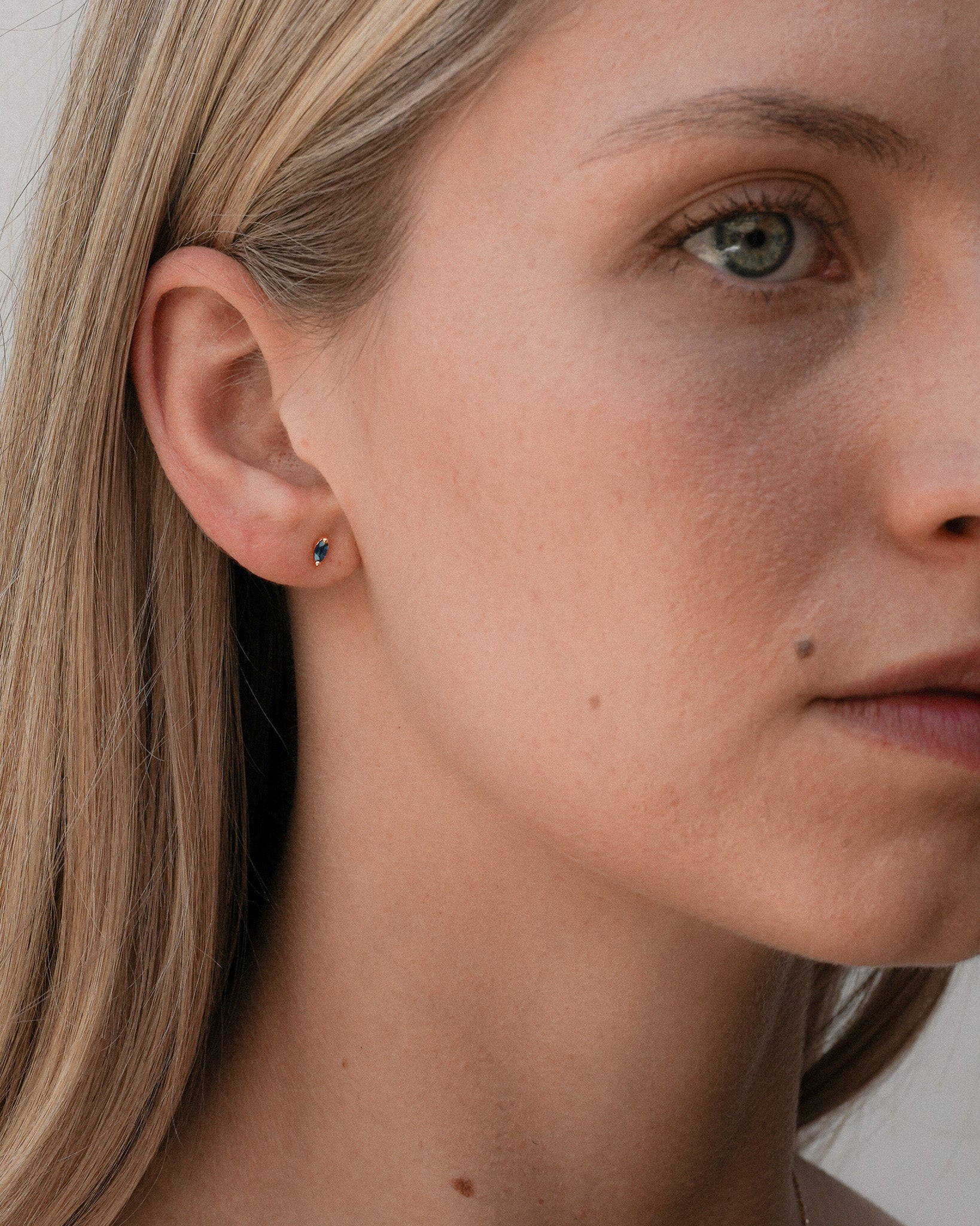 Alessandra Studs Gold Vermeil