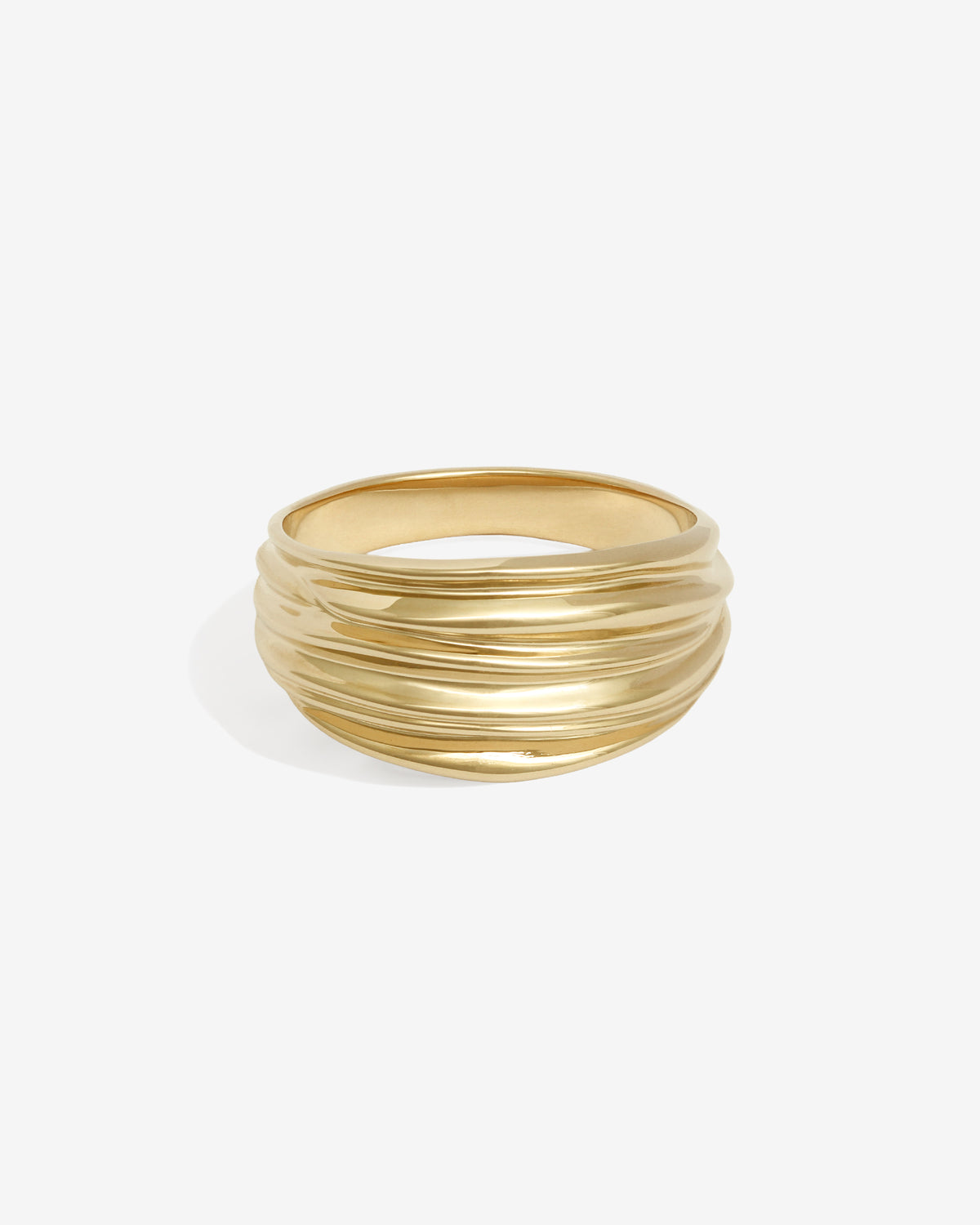 Arc Ring Solid Gold