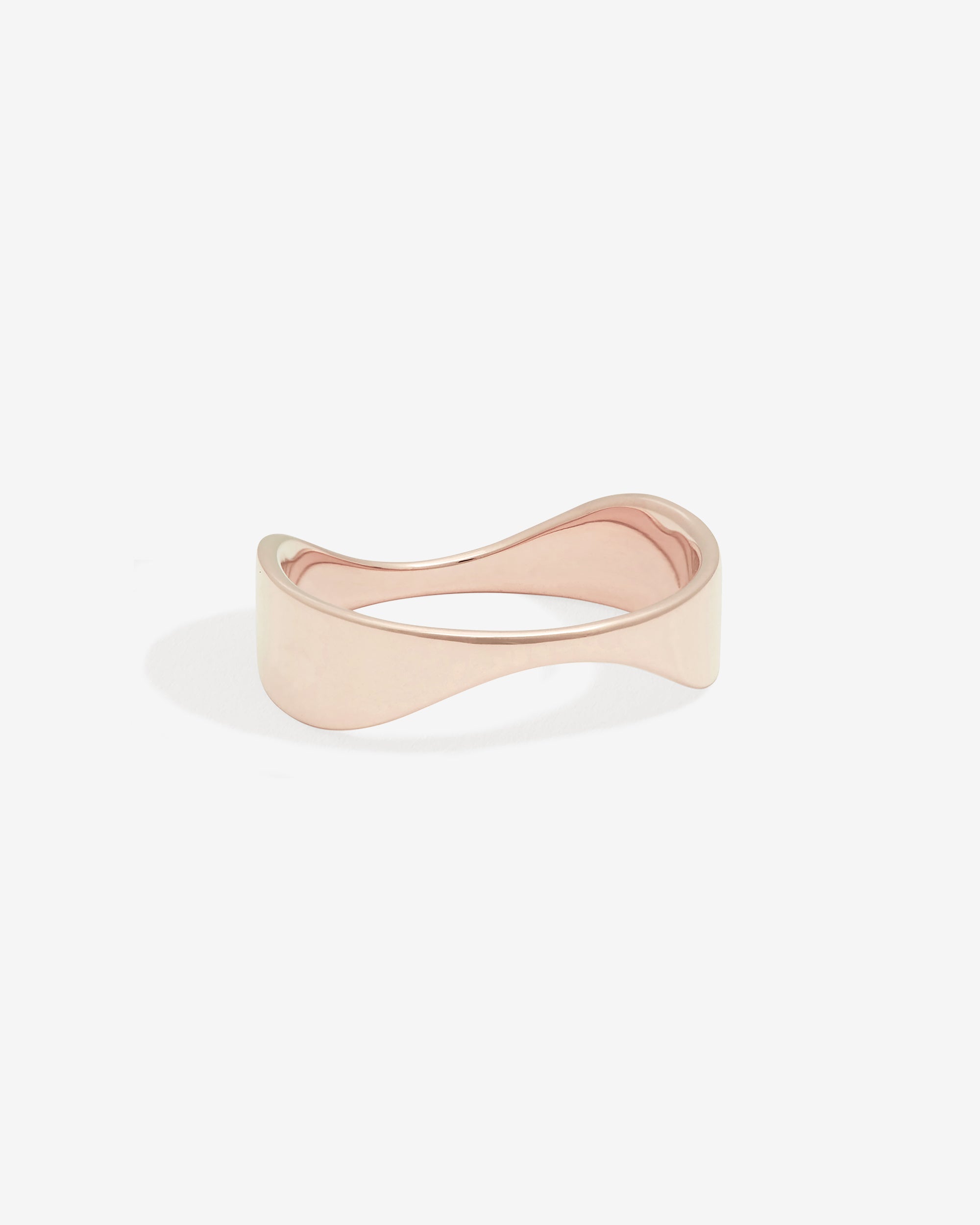 Asteria Wide Arch Ring Rose Gold