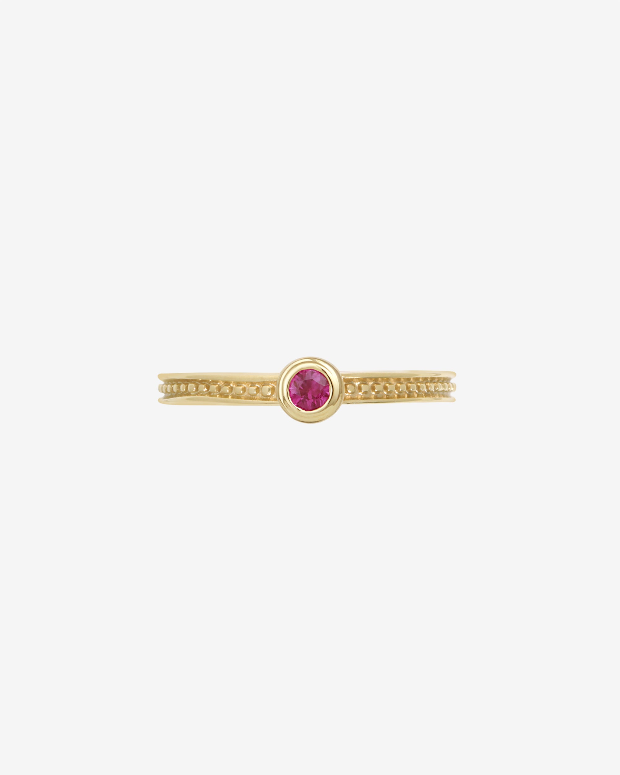 Mila Ring Ruby Solid Gold
