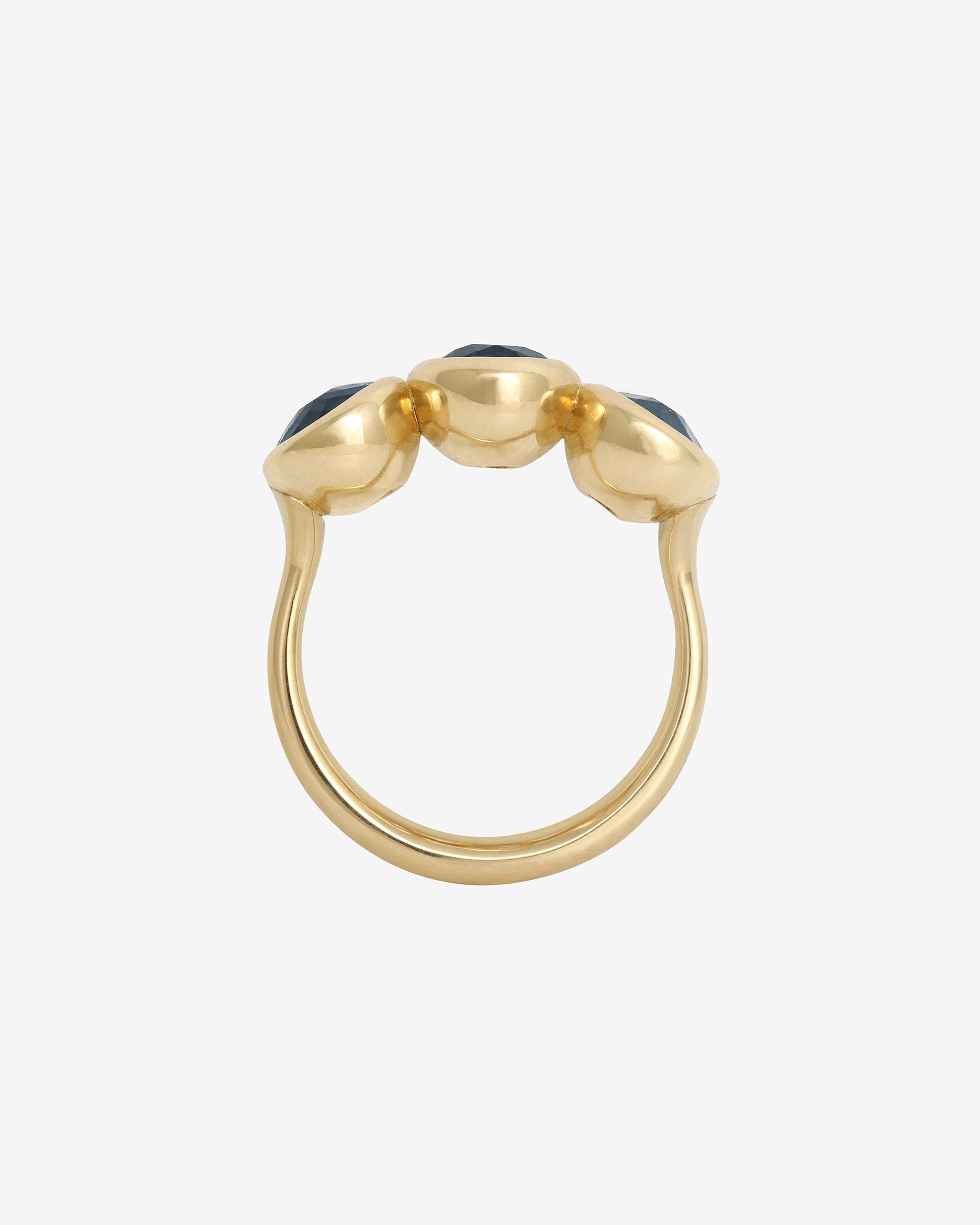 Beloved Trilogy Ring Spinel Solid Gold