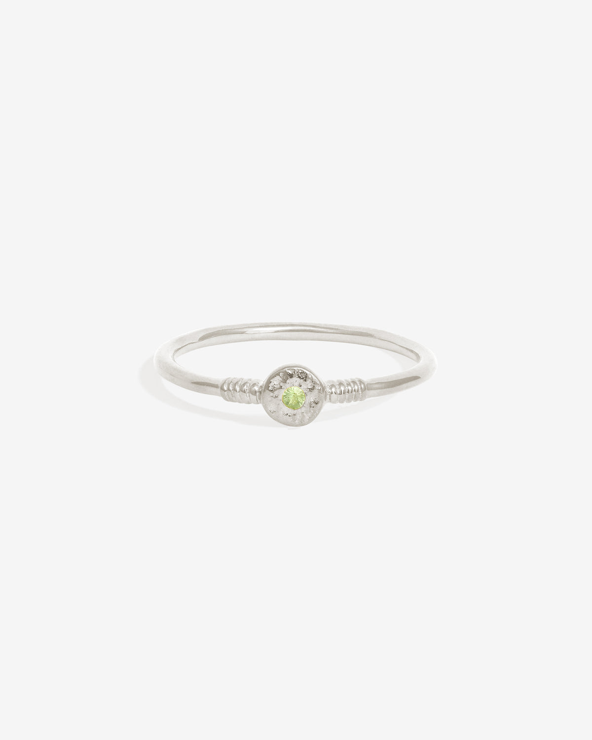 Bia Ring Silver set with tsavorite