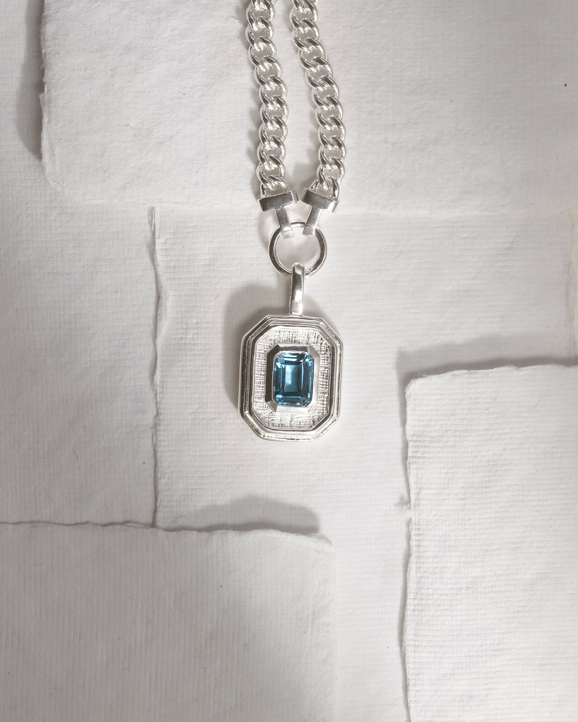 Byzantine Necklace Topaz Silver