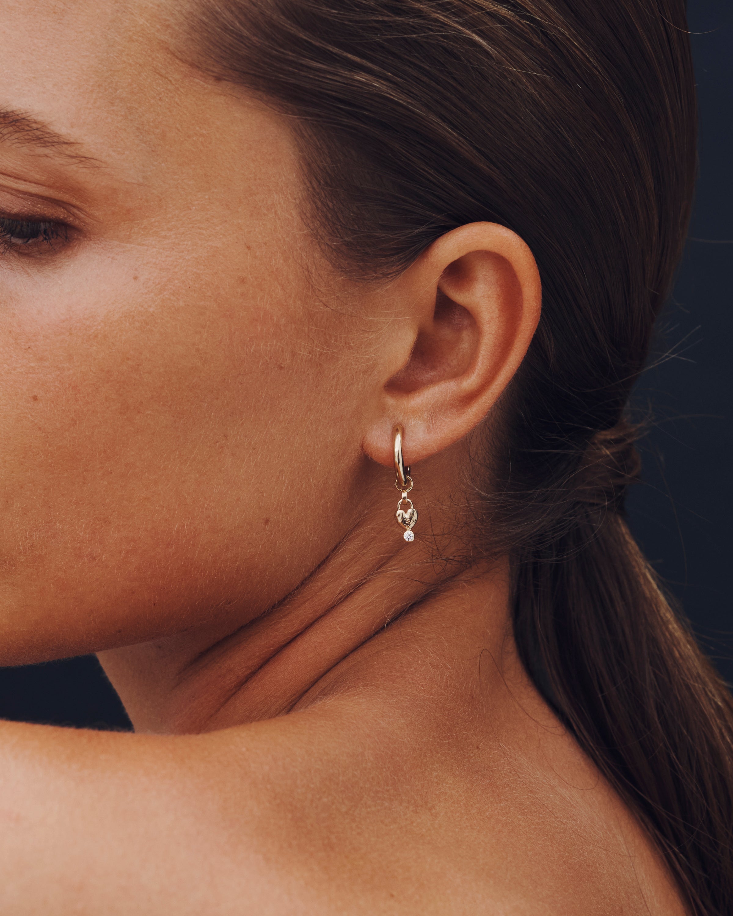 Freya Ear Charm Diamond Solid Gold