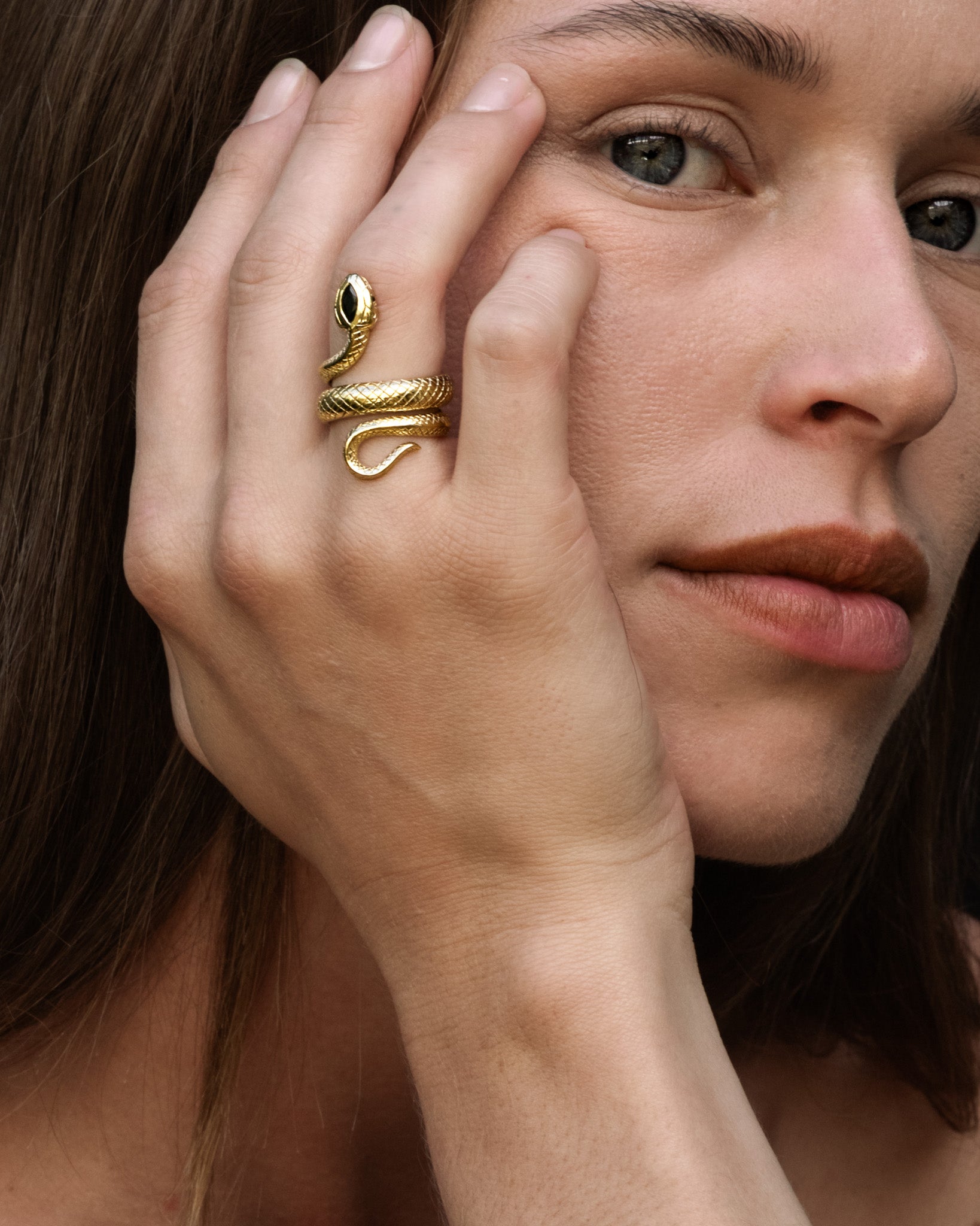 Draco Ring Gold Vermeil