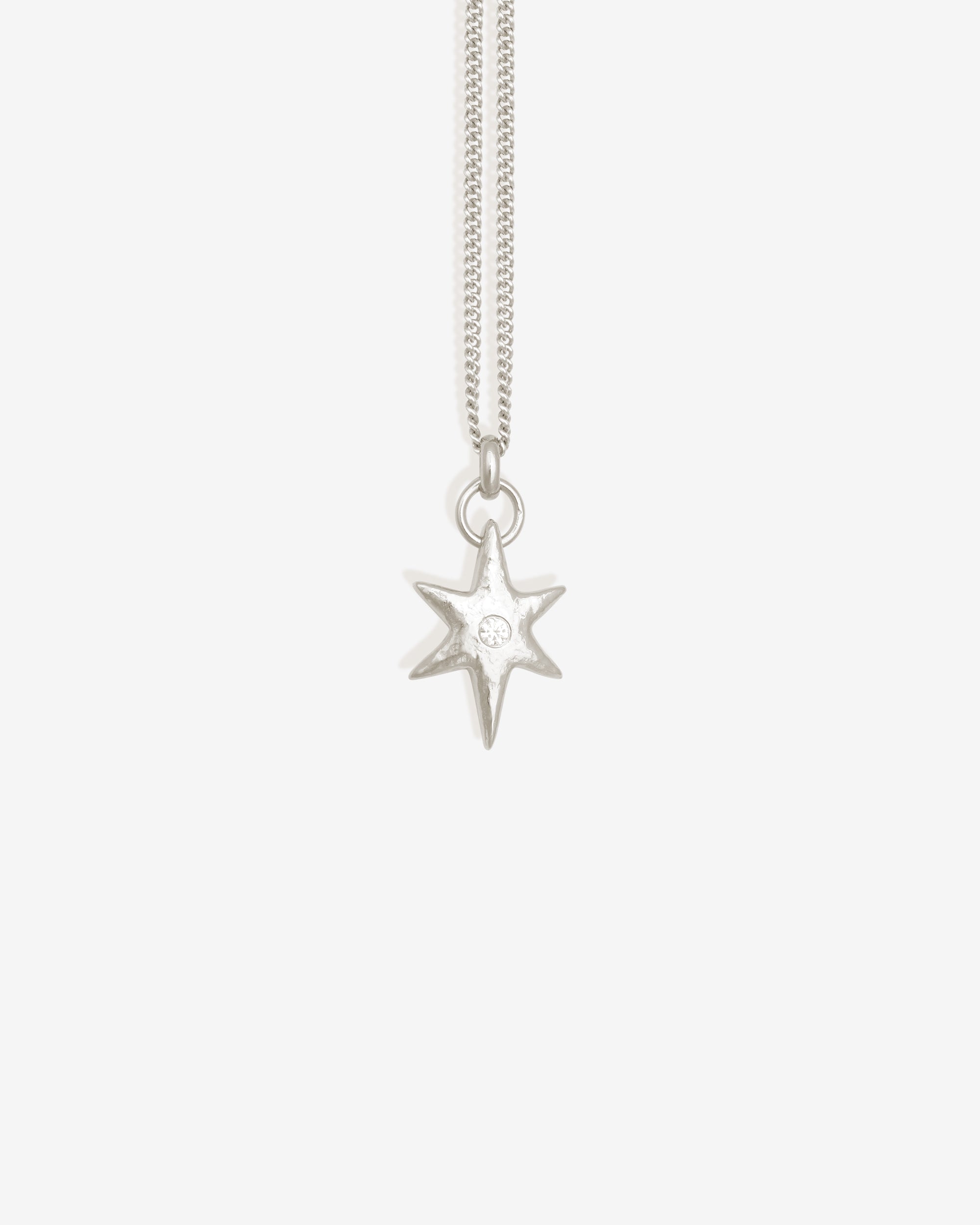 Electra Necklace Silver set with zircon