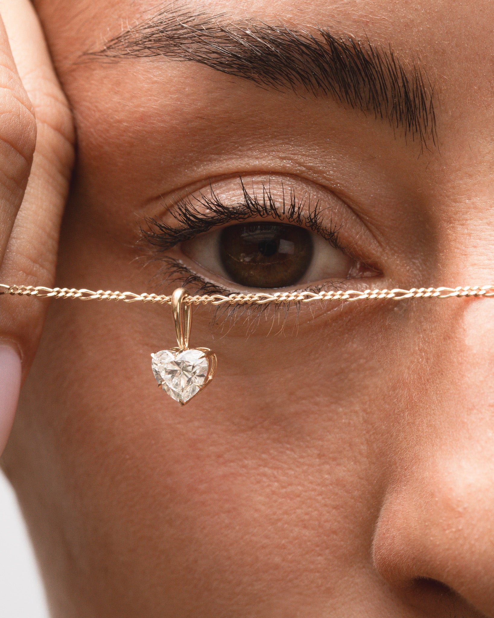 Astra Heart Pendant Diamond Solid Gold