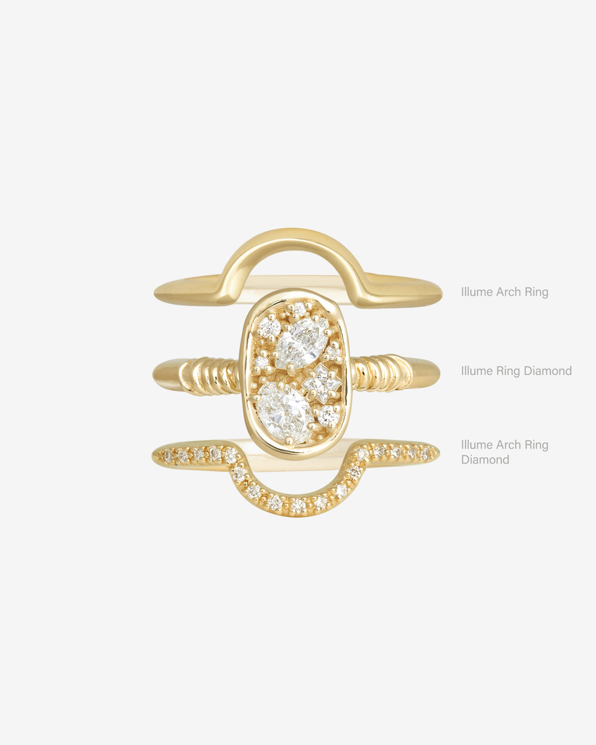 Illume Ring Diamond Solid Gold