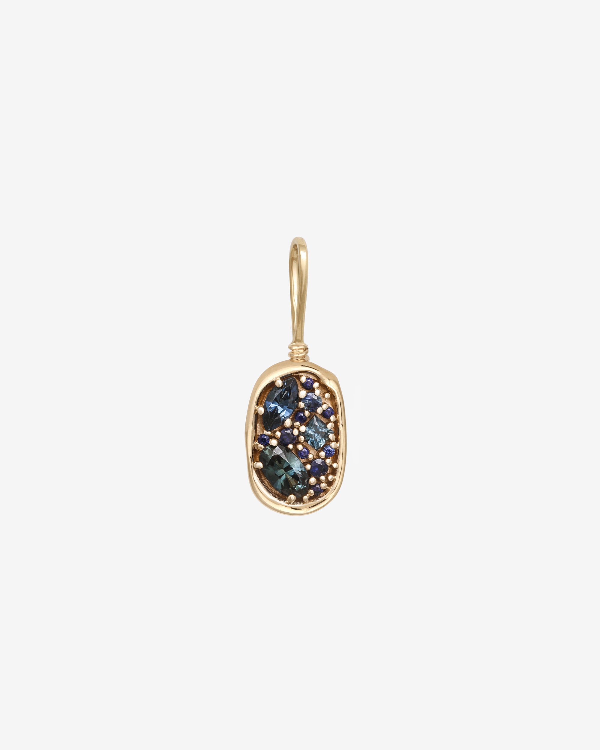 Illume Sapphire Solid Gold Pendant