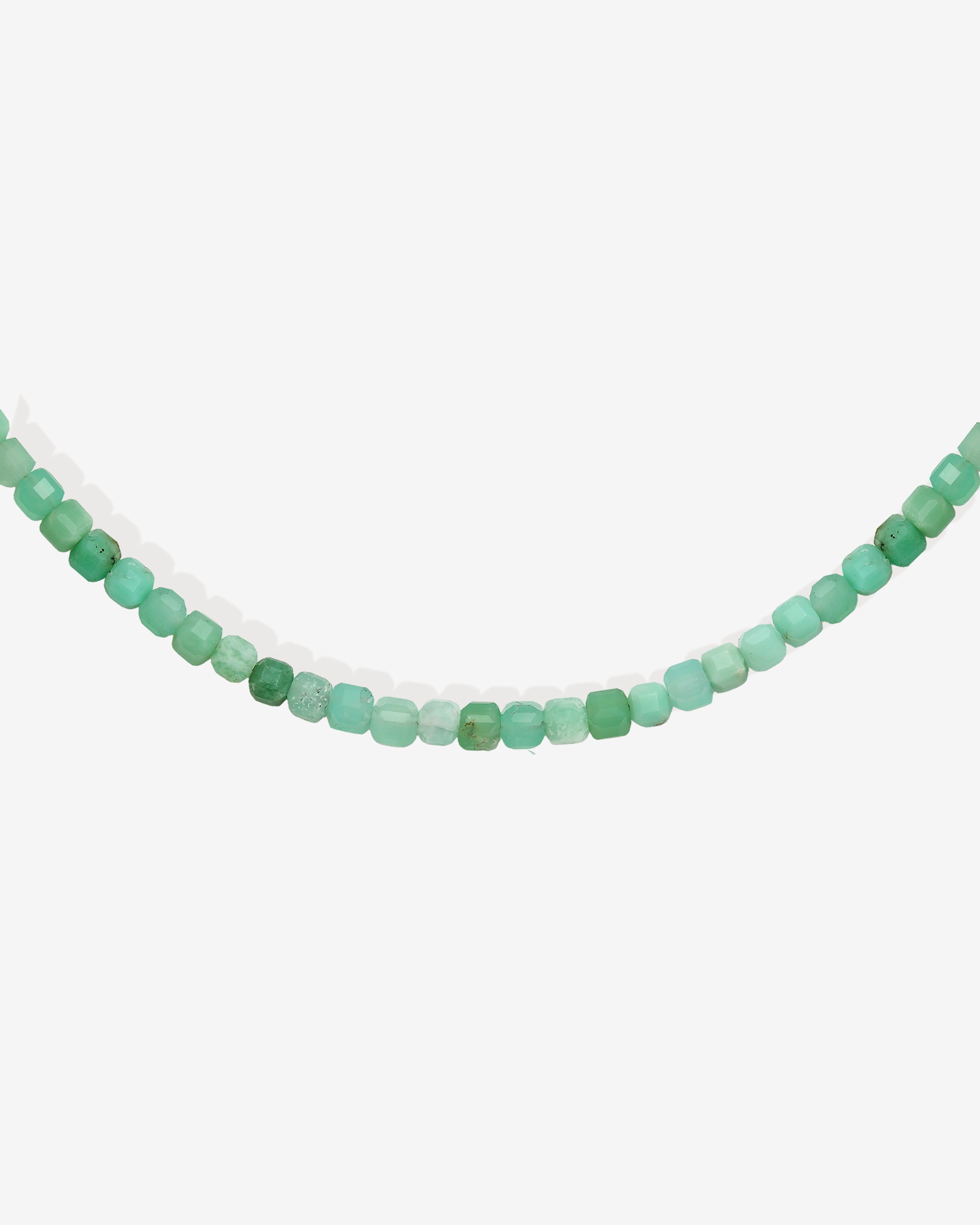 Lucien Crysophase Bead Necklace Solid Gold