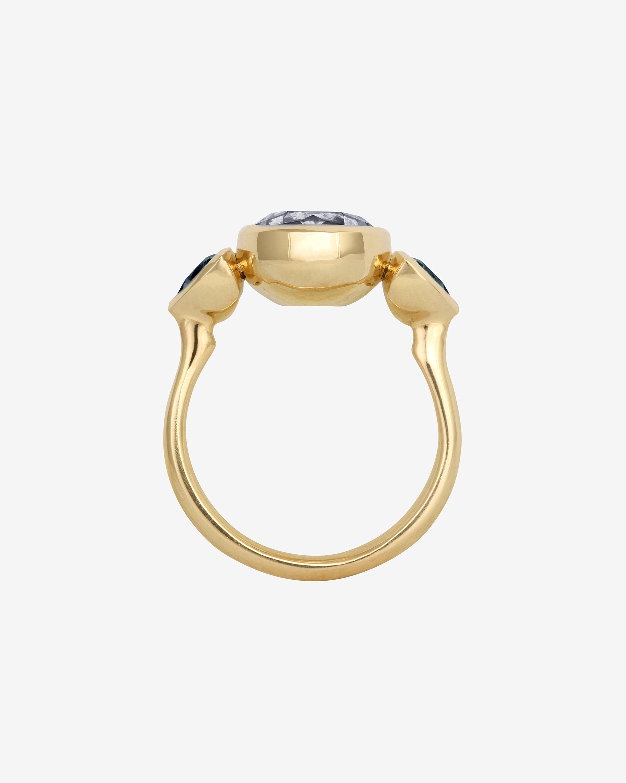 Lumen Trilogy Ring Spinel Solid Gold