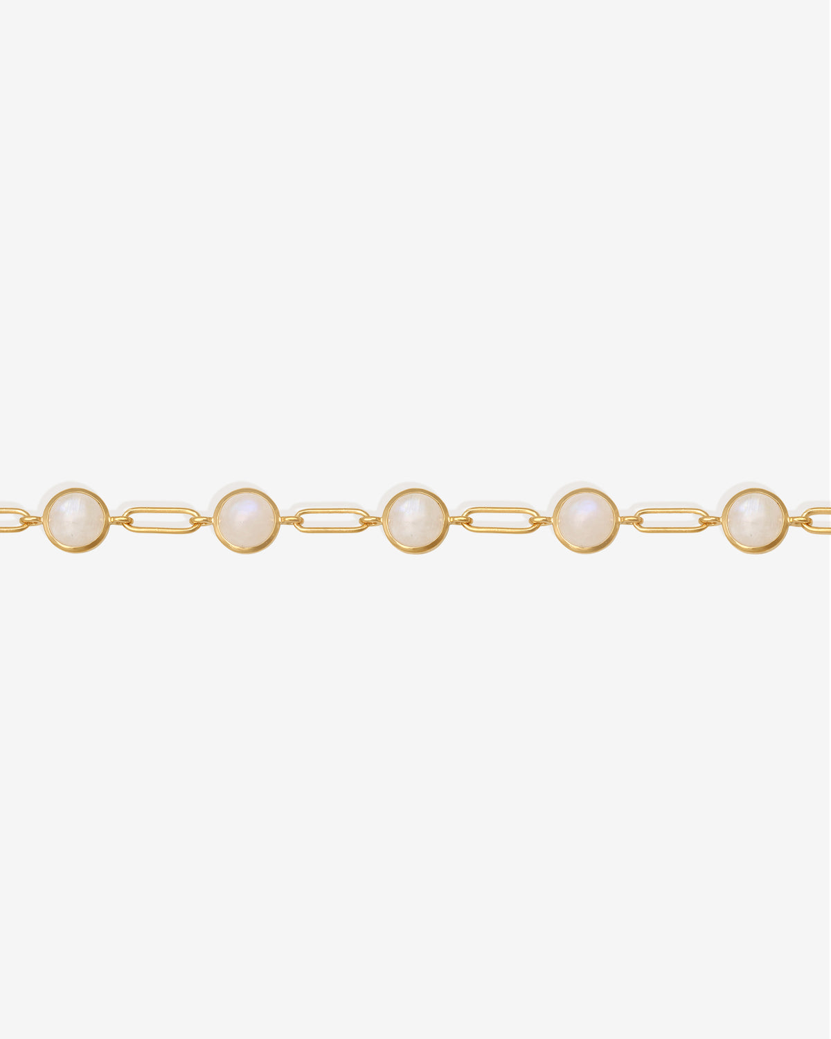 Lumi Bracelet Gold Vermeil set with moonstone