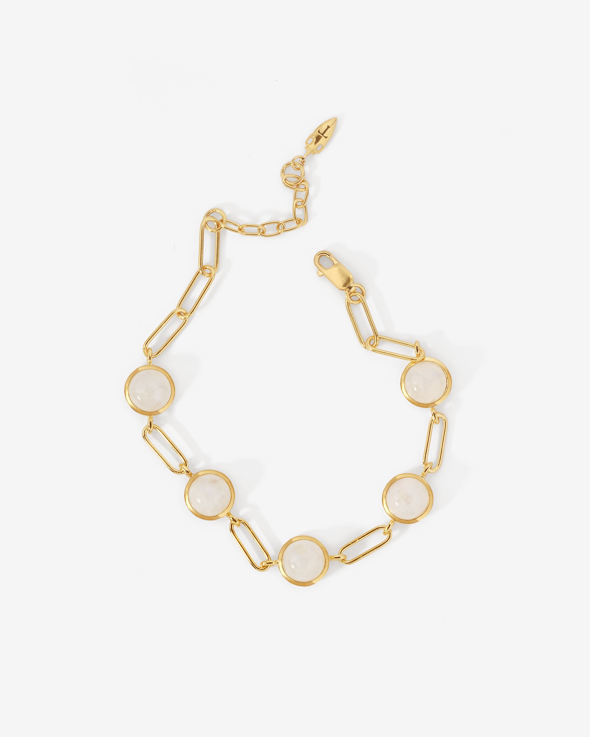 Lumi Bracelet Gold Vermeil, viewed from above