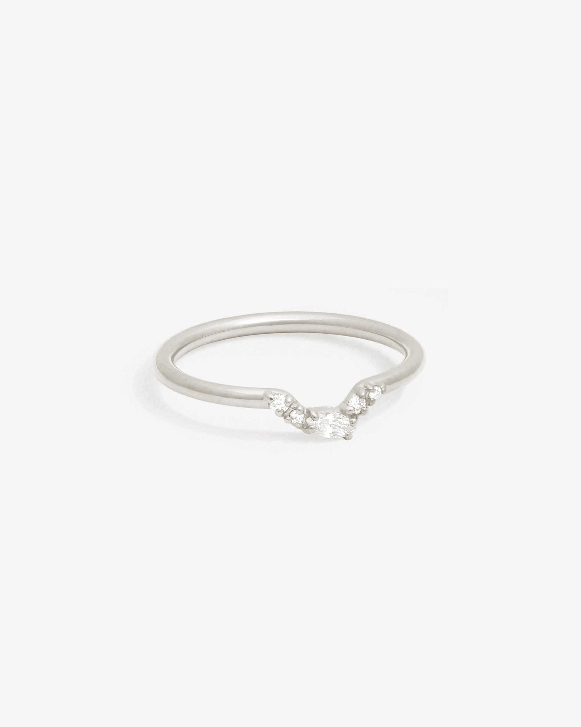 Nimbus Ring Diamond White Gold