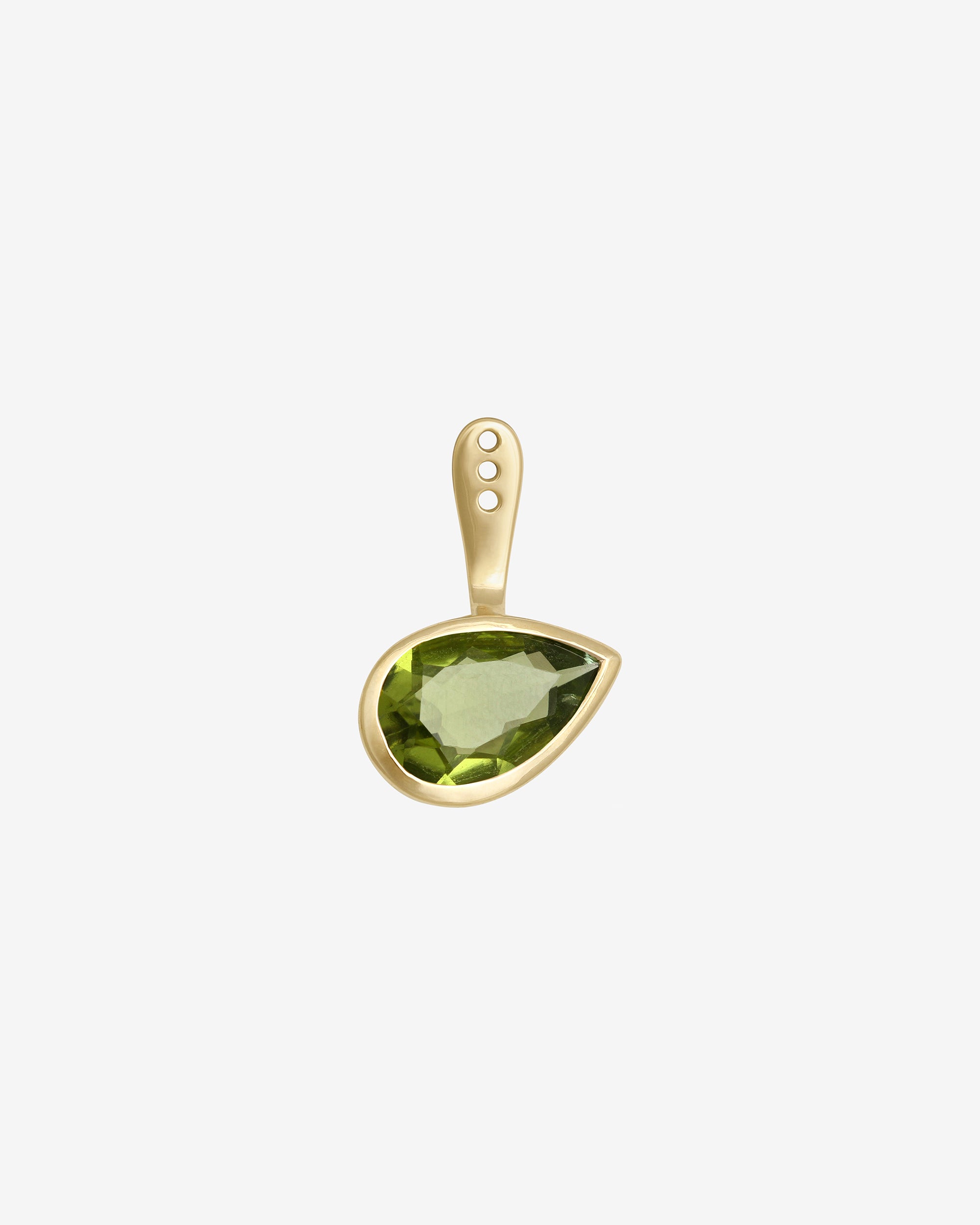 Orbit Peridot Ear Jacket Solid Gold