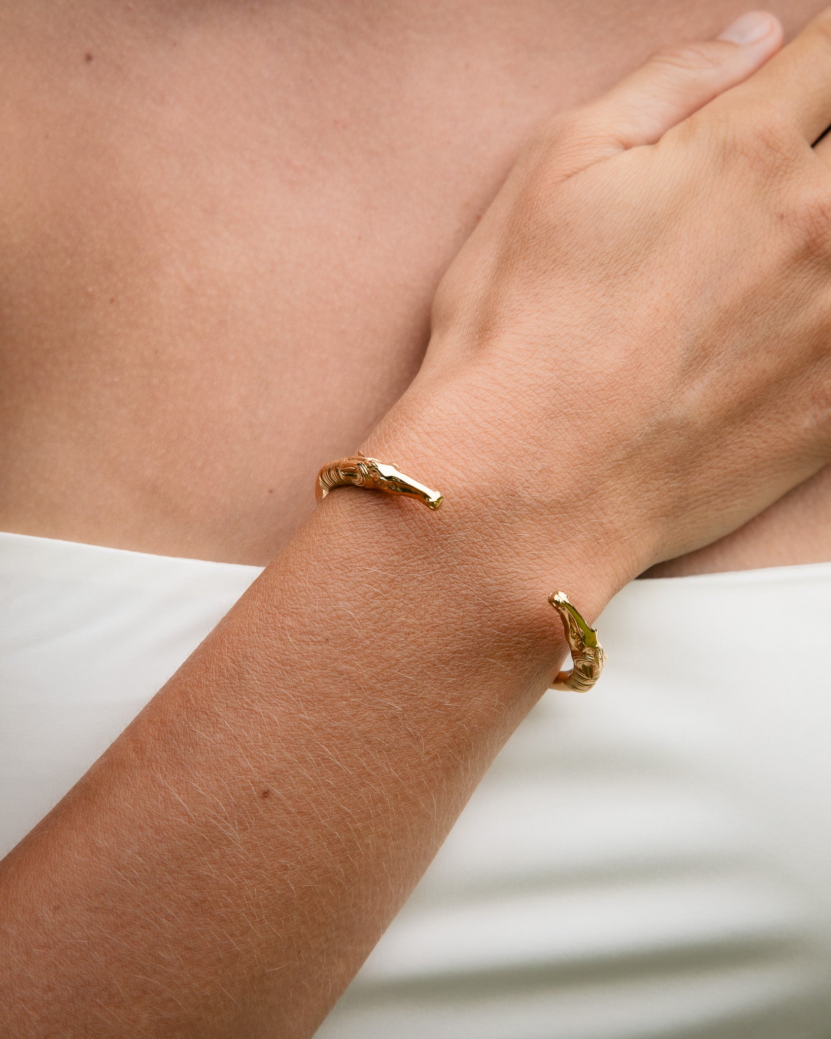 Pegasus Cuff Gold Vermeil