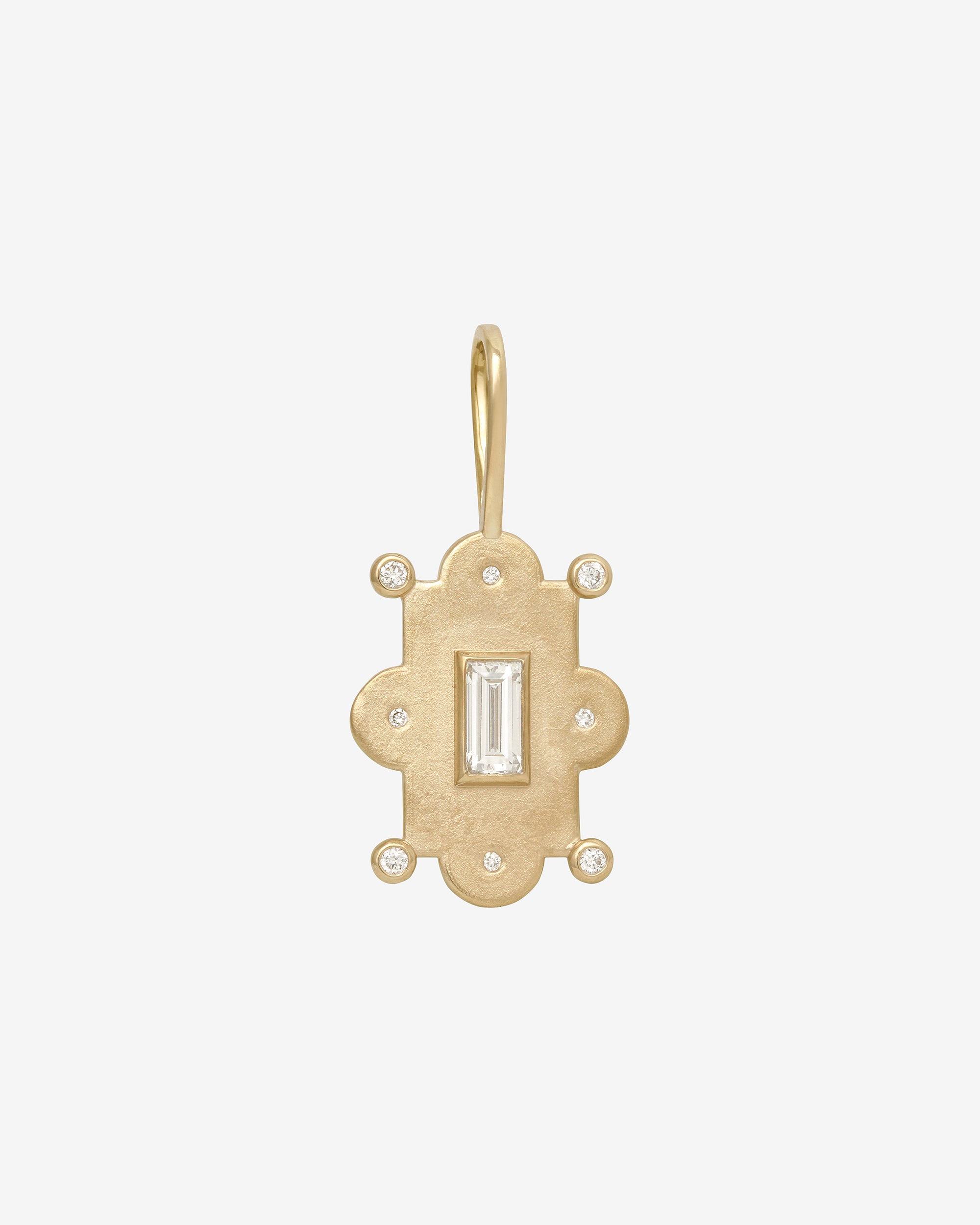 Rosa Pendant Large Diamond Solid Gold