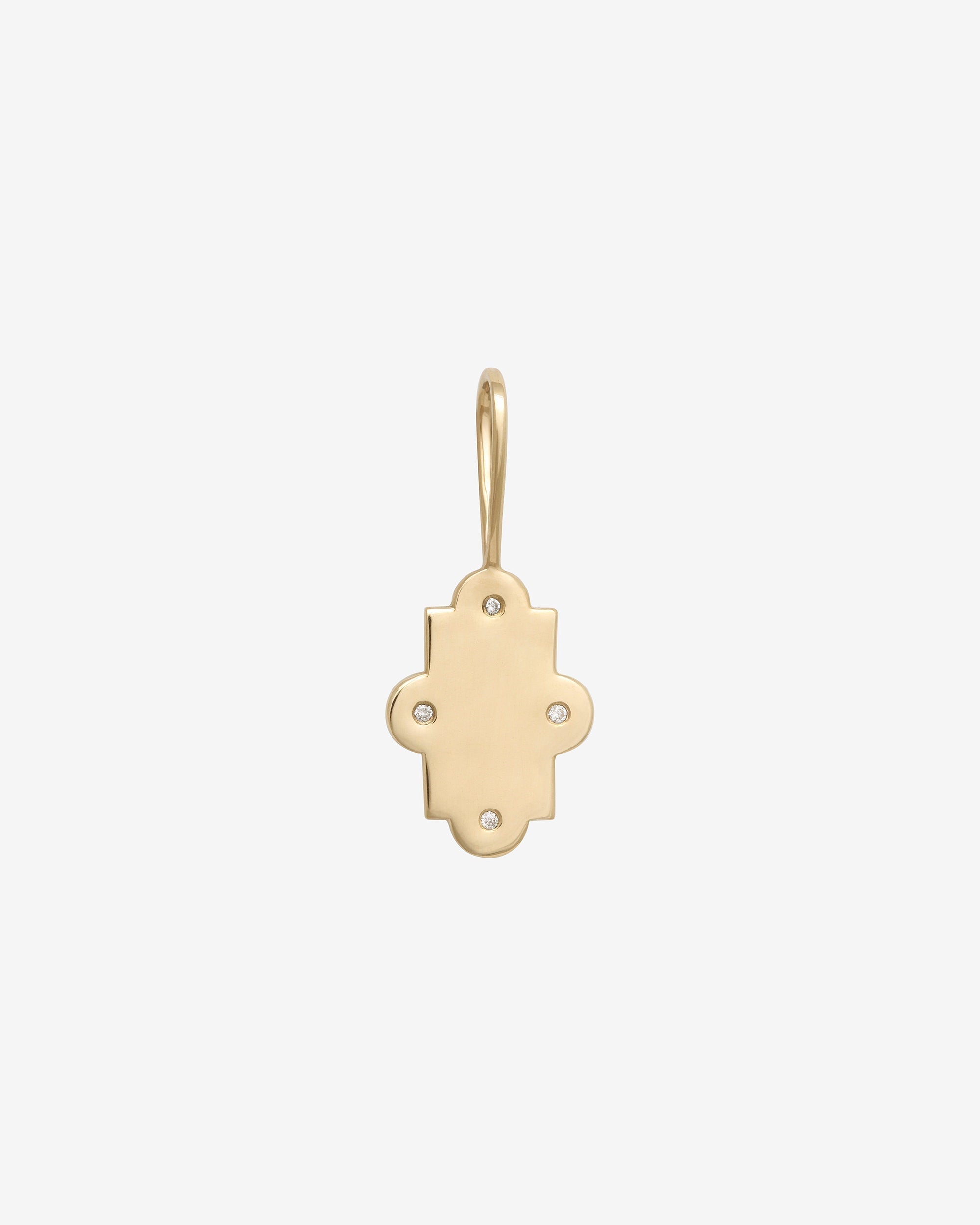Rosa Pendant Small Diamond Solid Gold