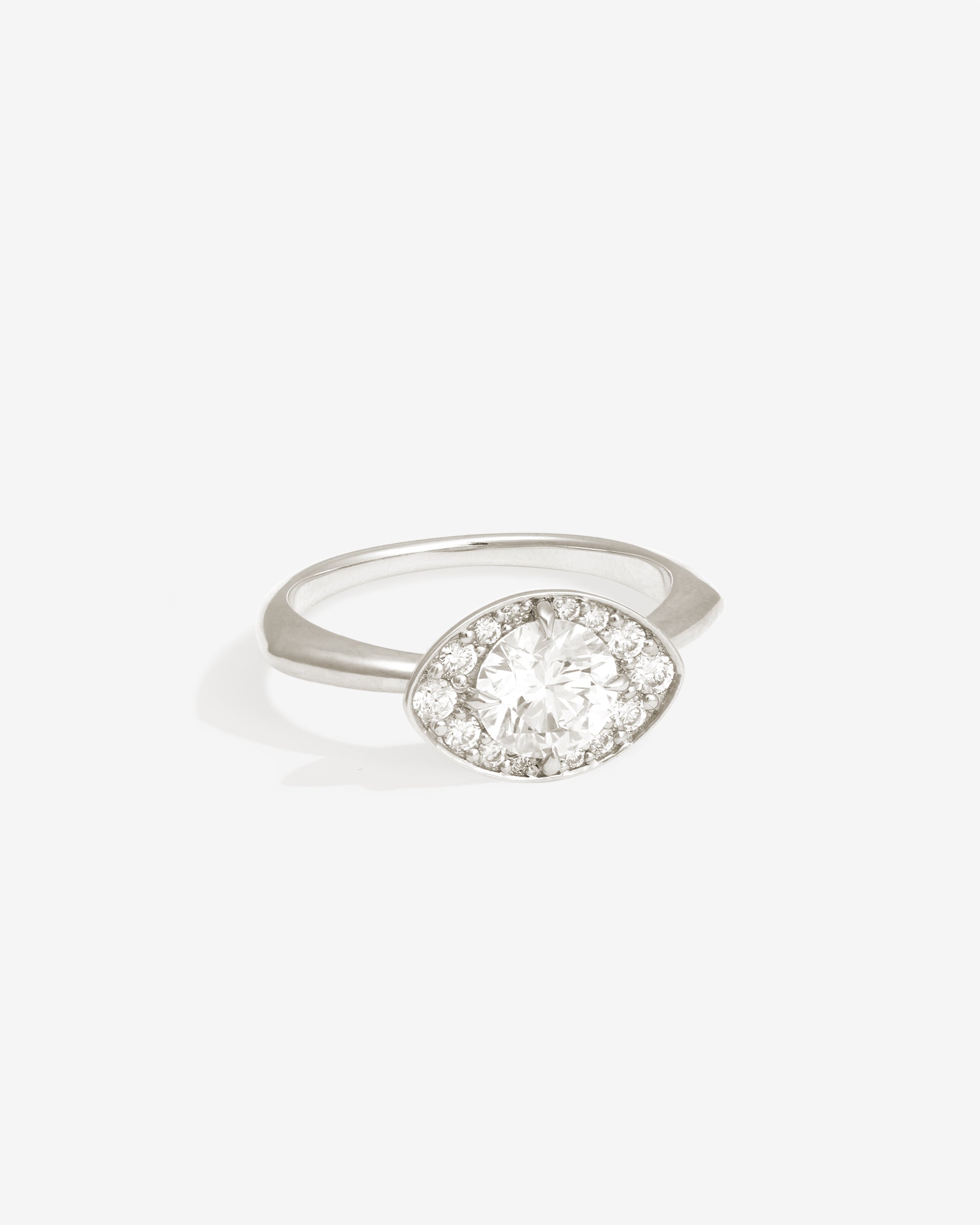 Saba Eye Ring Diamond Platinum
