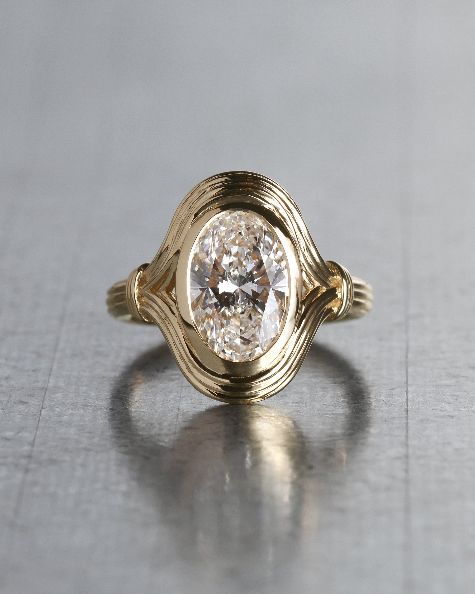 Seren Diamond Ring Solid Gold