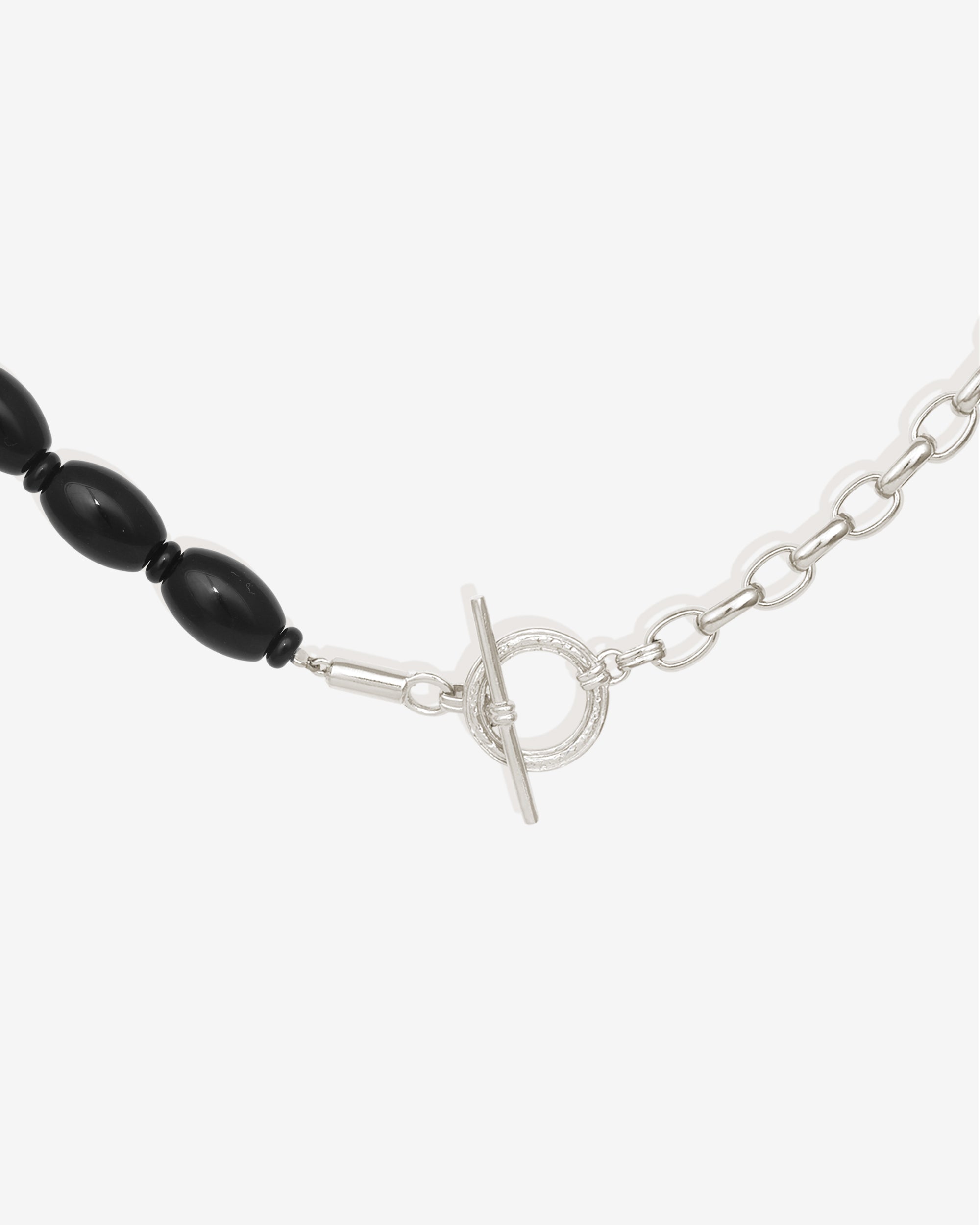 Sita Beaded Necklace Silver, close detail
