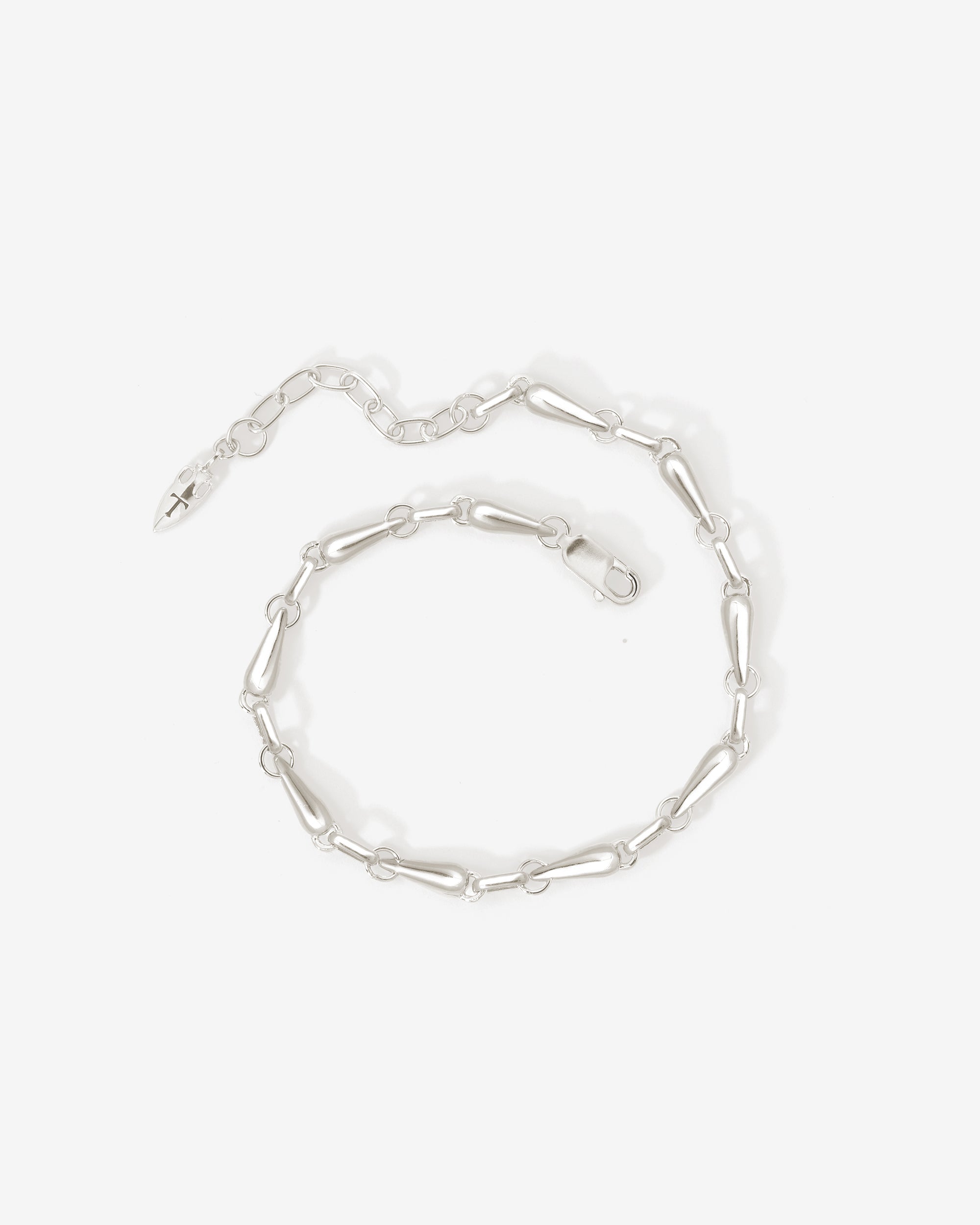 Stilla Bracelet Silver, viewed from above