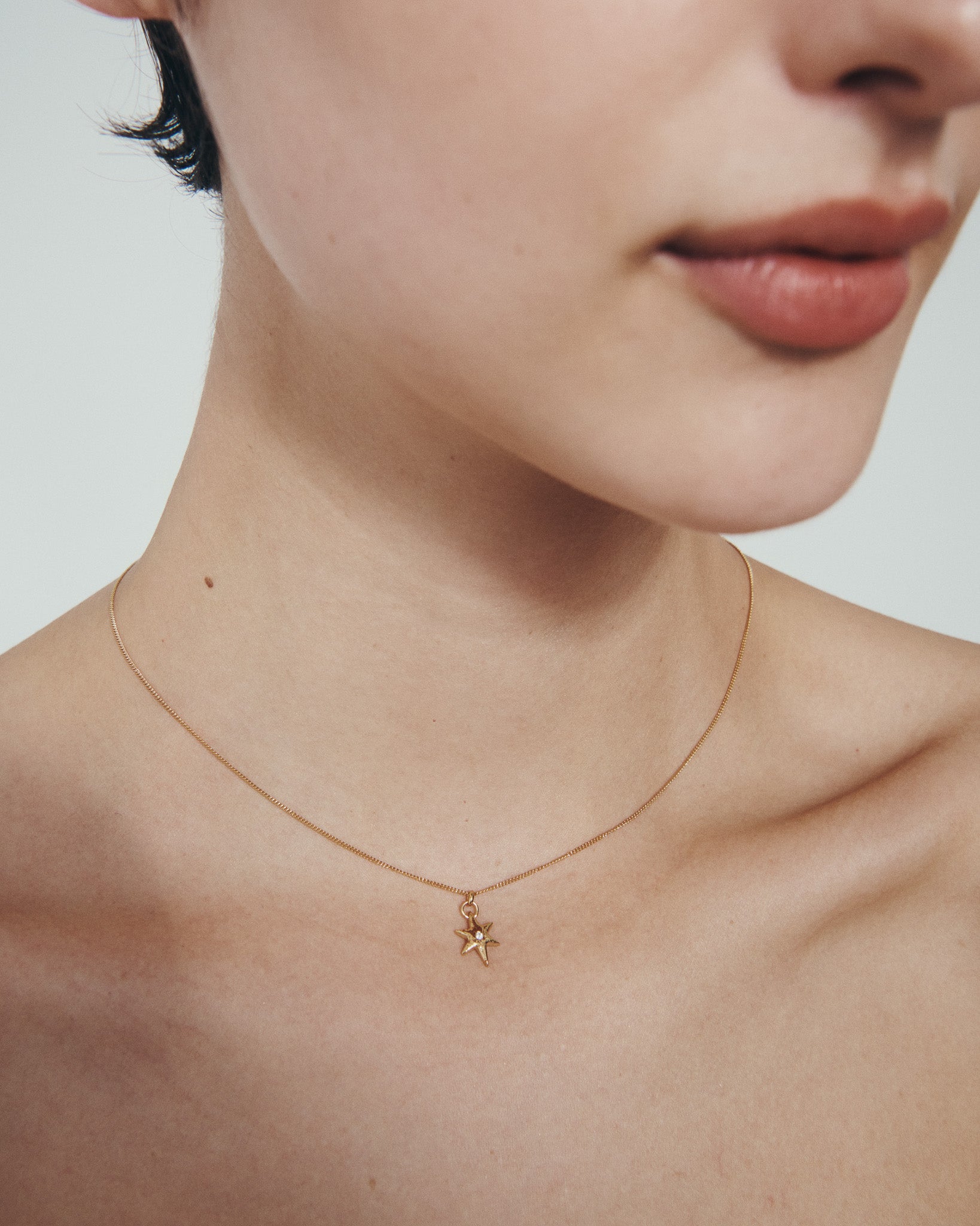 Electra Necklace Gold Vermeil, worn