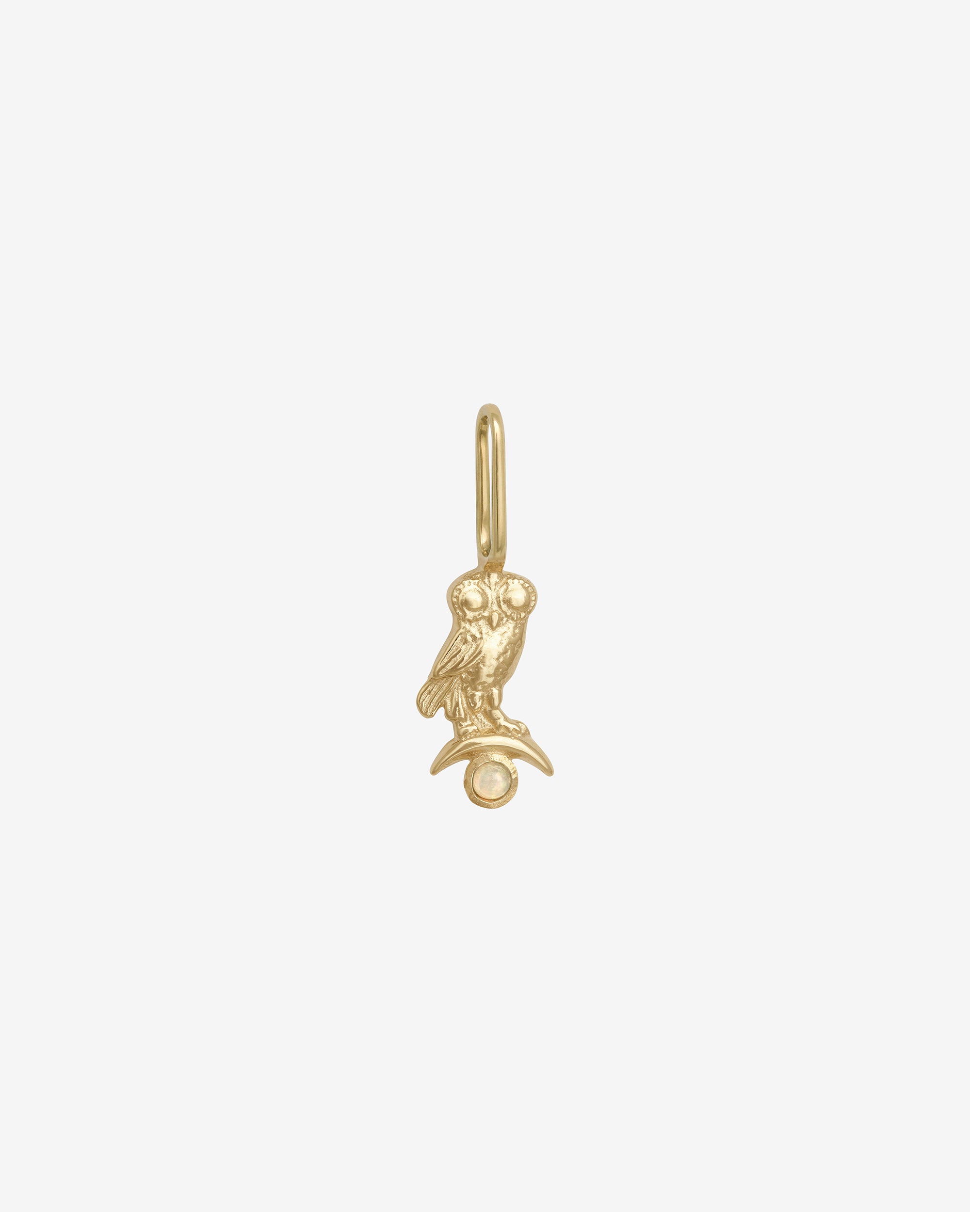 Tyto Opal Charm Solid Gold