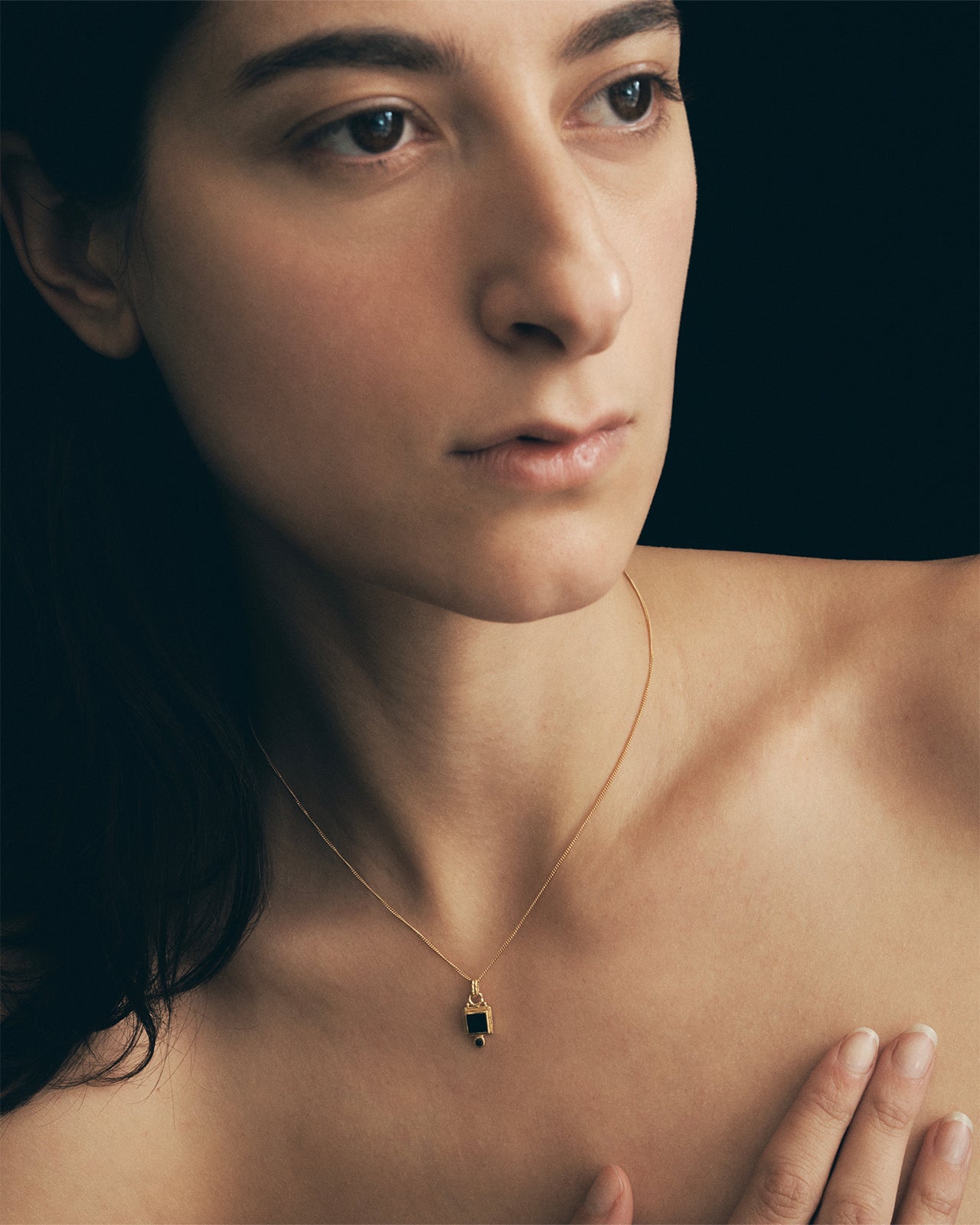 Temple of the Sun Adara Necklace Gold Vermeil