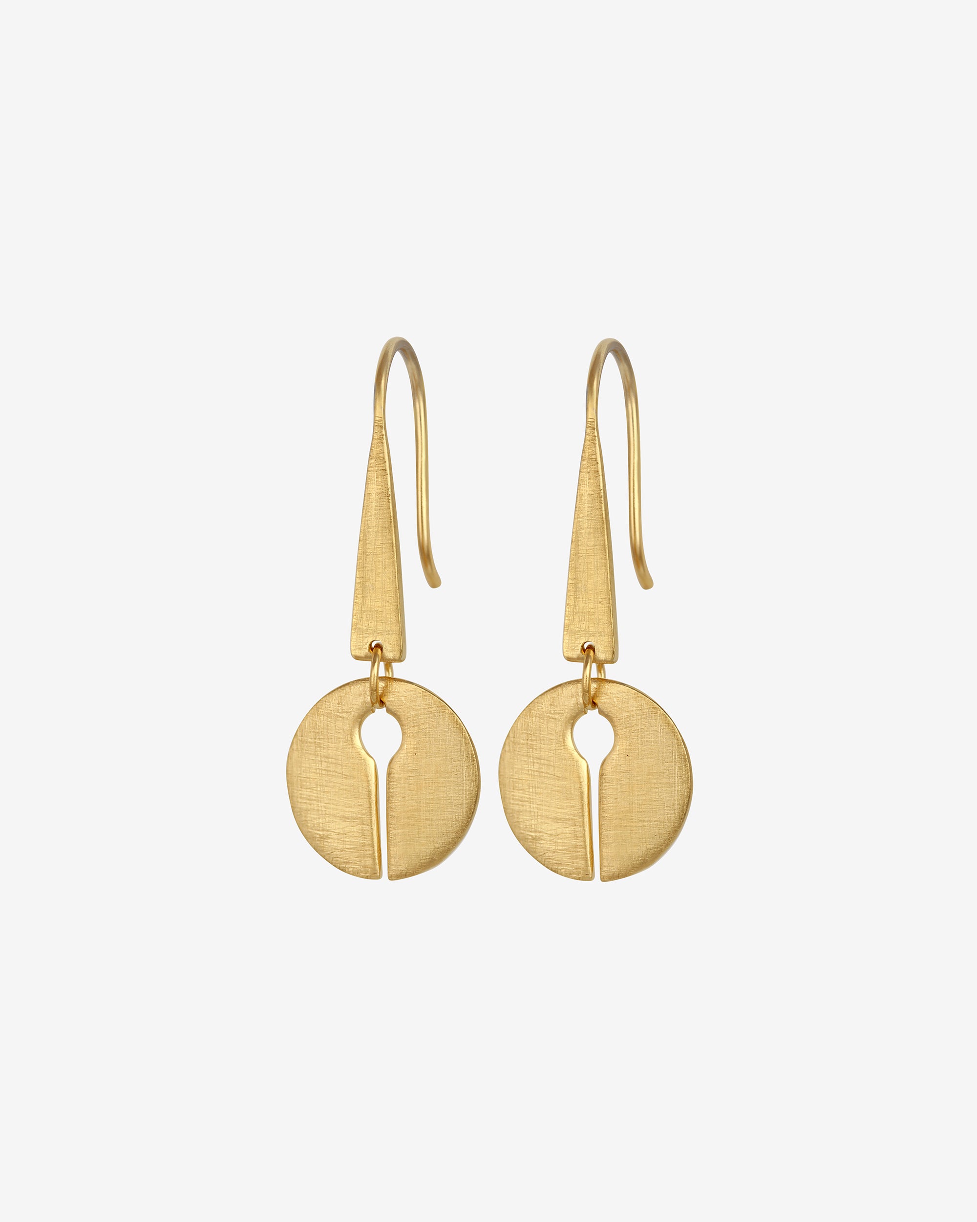 Temple of the Sun Aegina Earrings Gold Vermeil