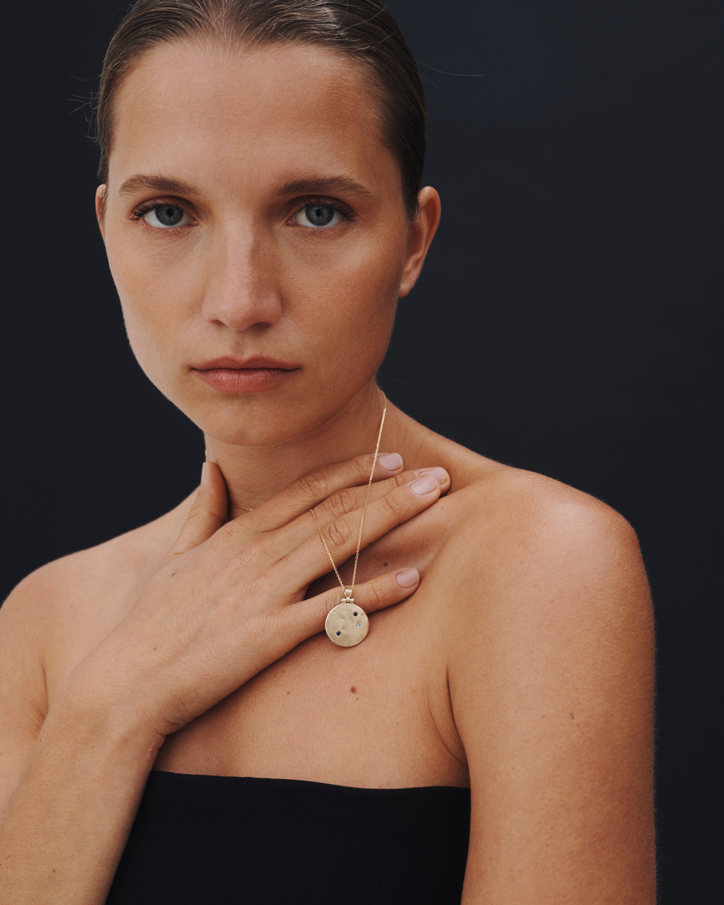 Temple of the Sun Agni Necklace Solid Gold