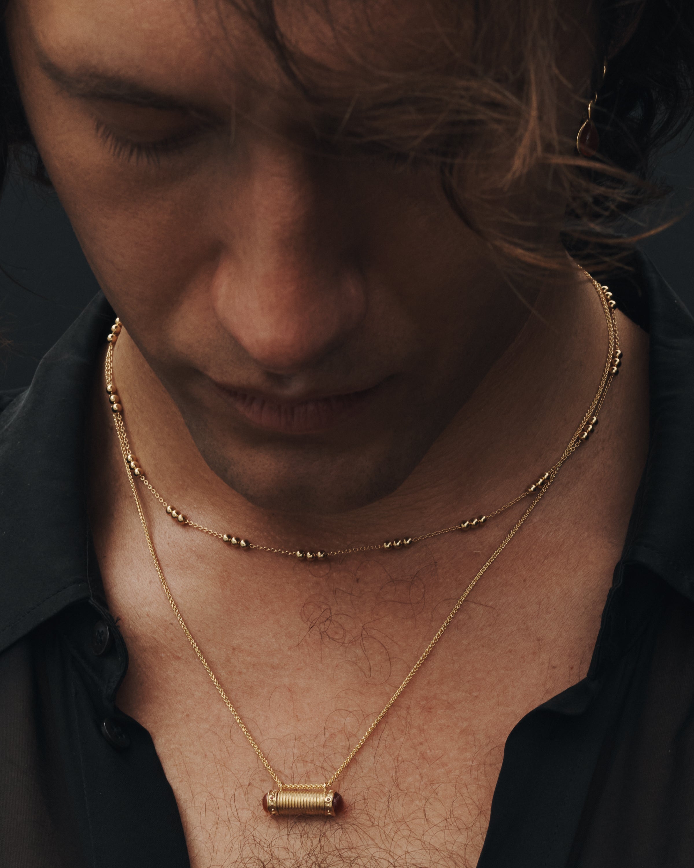 Temple of the Sun Alba Station Chain Gold Vermeil