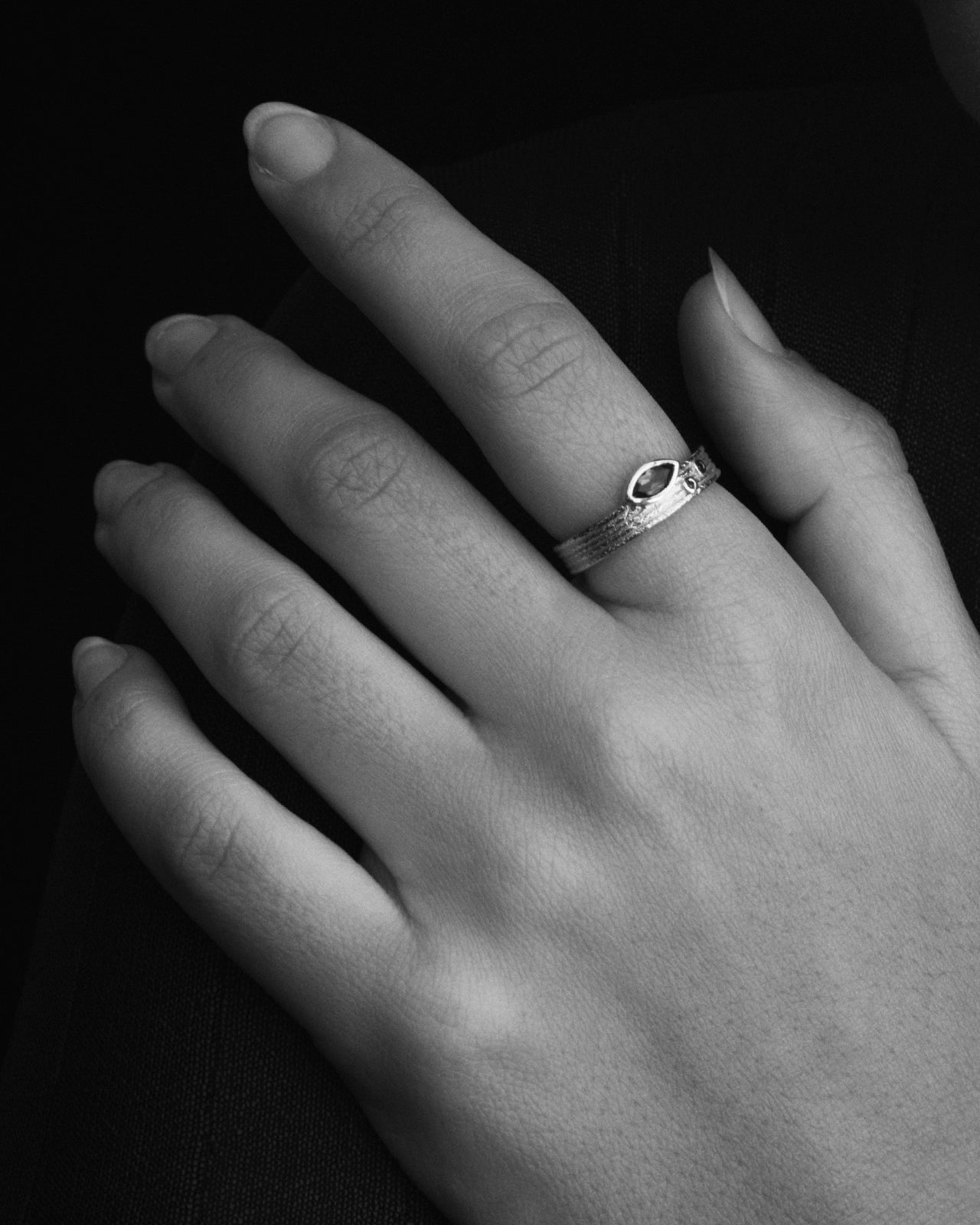 Temple of the Sun Alessandra Ring Silver