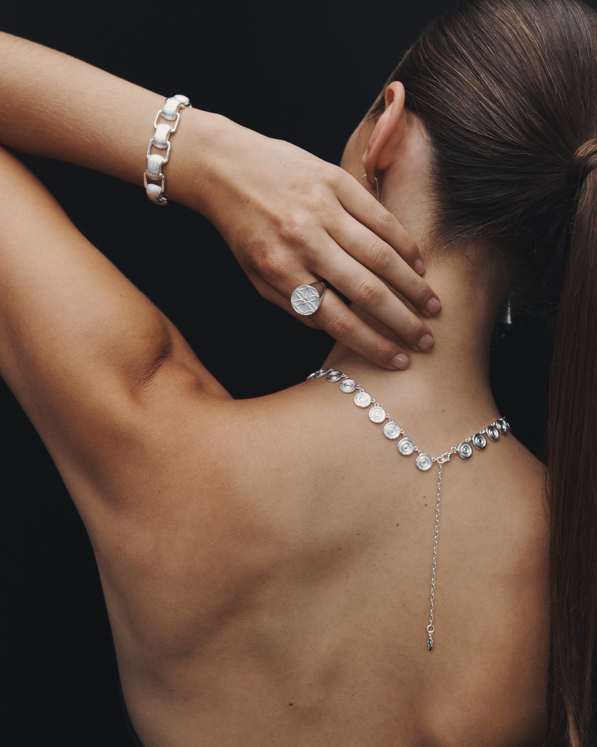 Temple of the Sun Alida Bracelet Silver