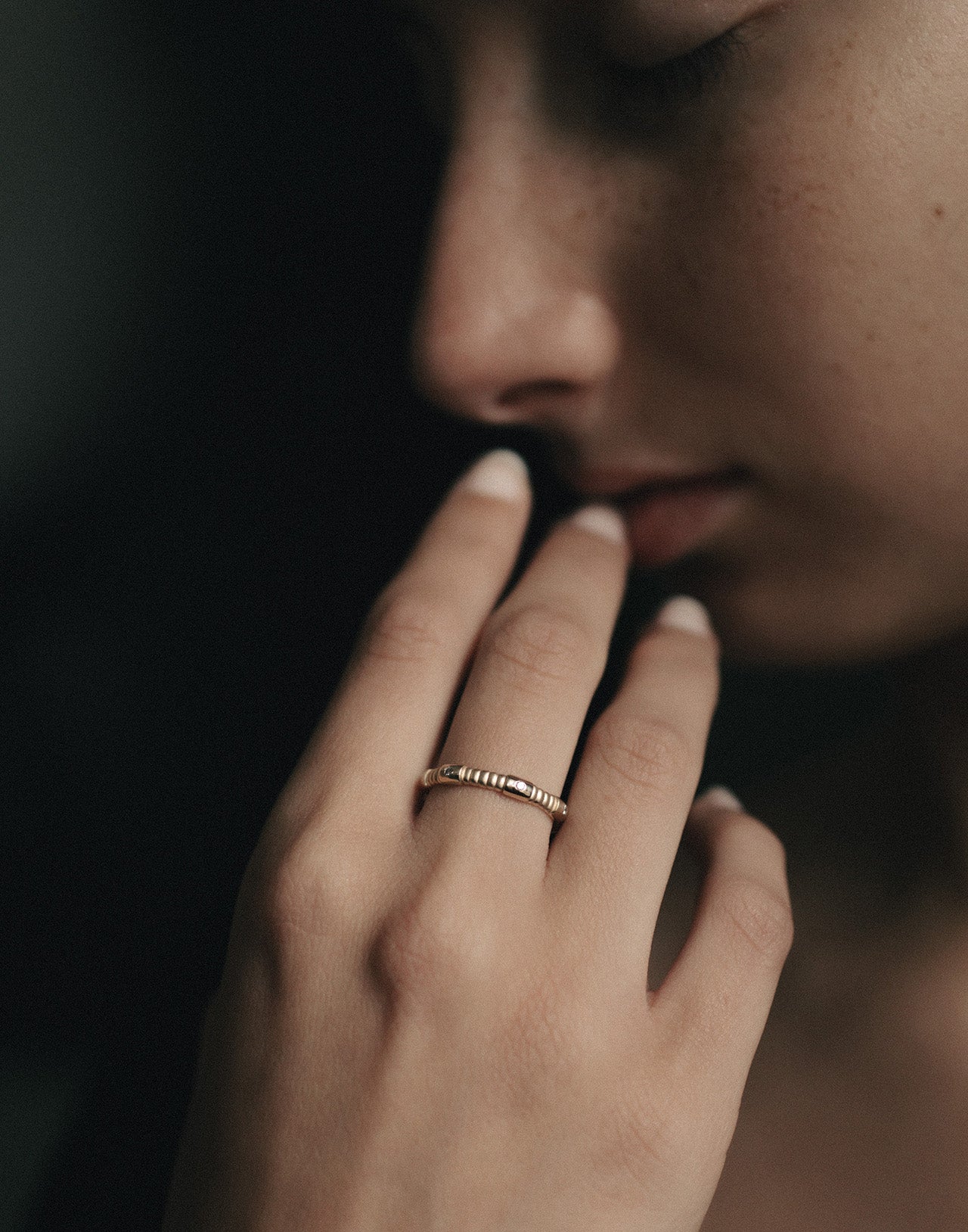 Temple of the Sun Amari Ring Diamond Solid Gold