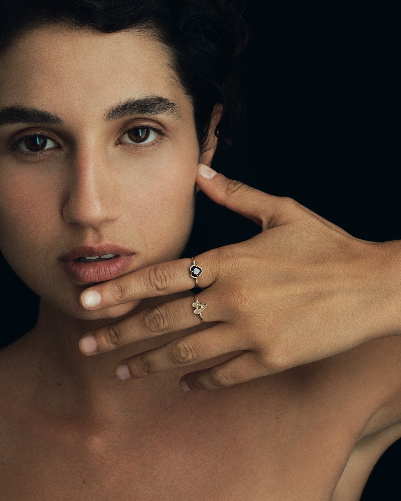 Temple of the Sun Amore Ring Ruby Solid Gold