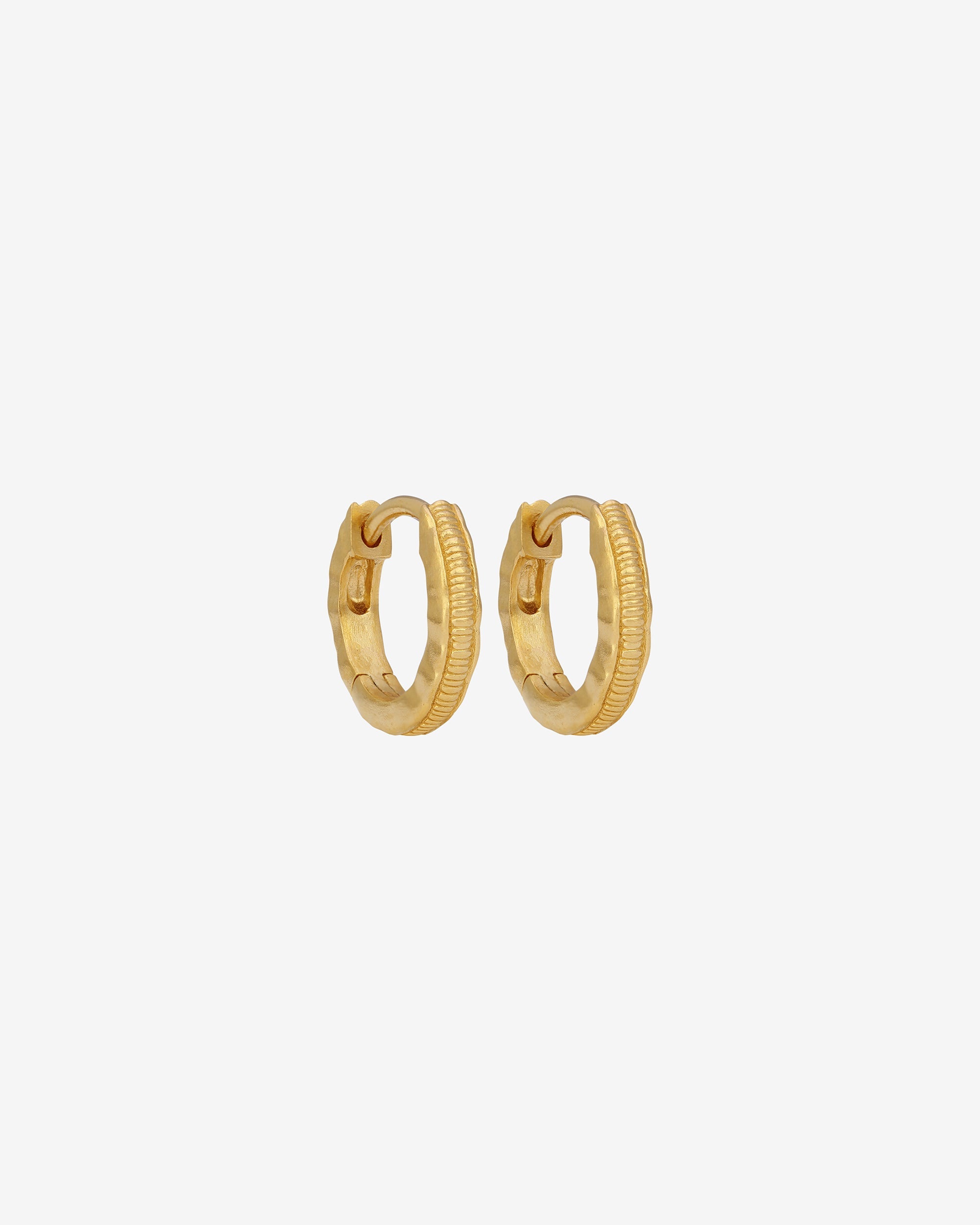 Temple of the Sun Arete Huggies Gold Vermeil