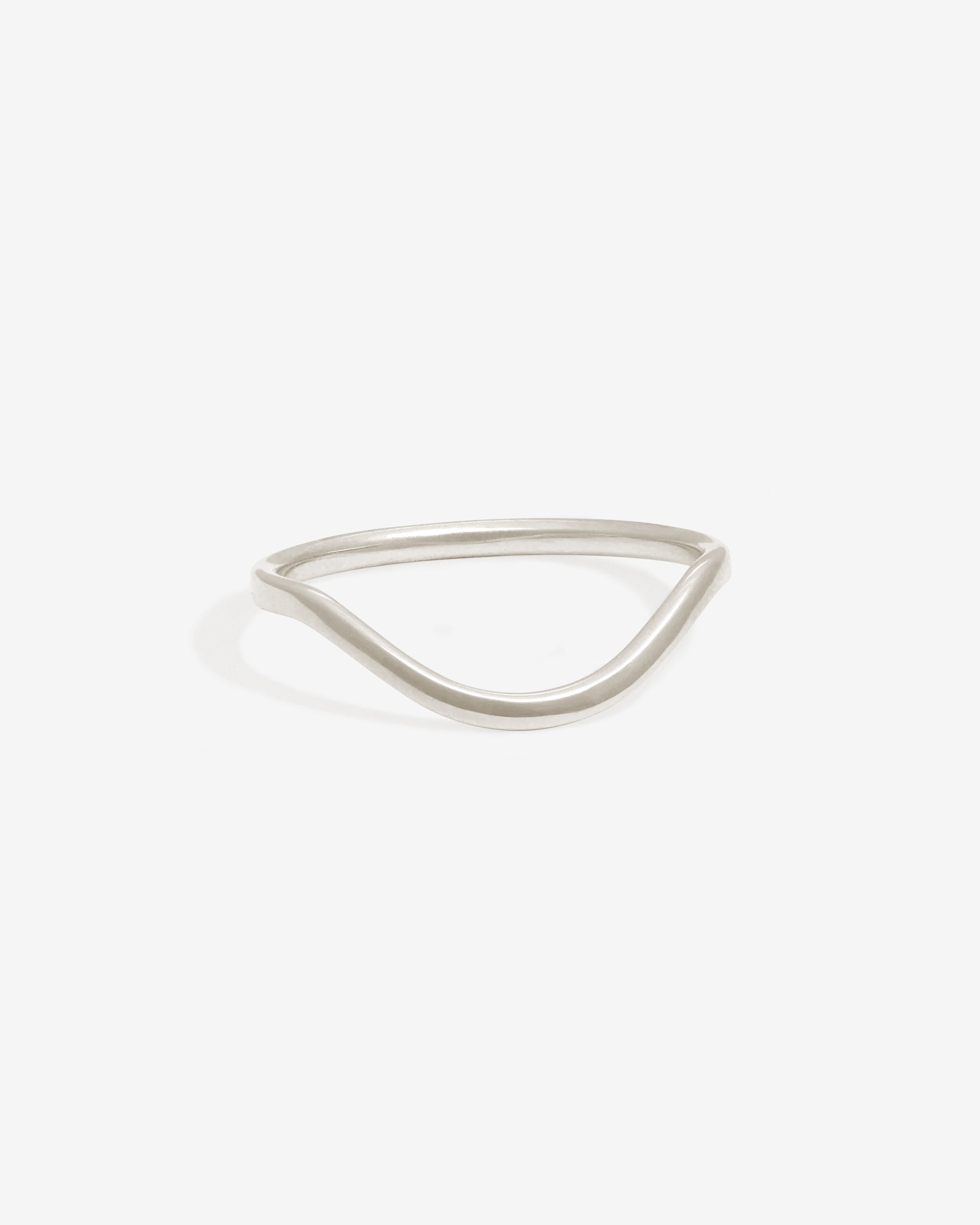Temple of the Sun Asteria Arch Ring White Gold